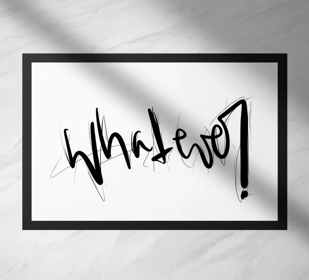 Whatever! felpudo de LIMITED EDITION LETTERS