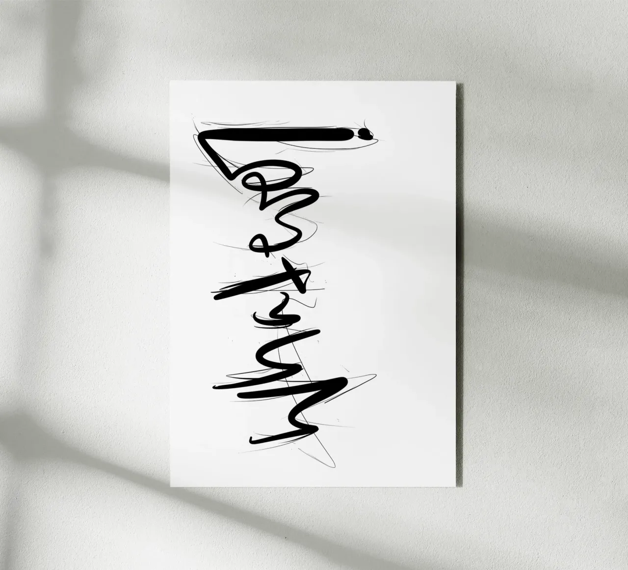 Whatever! alluminio dibond da LIMITED EDITION LETTERS