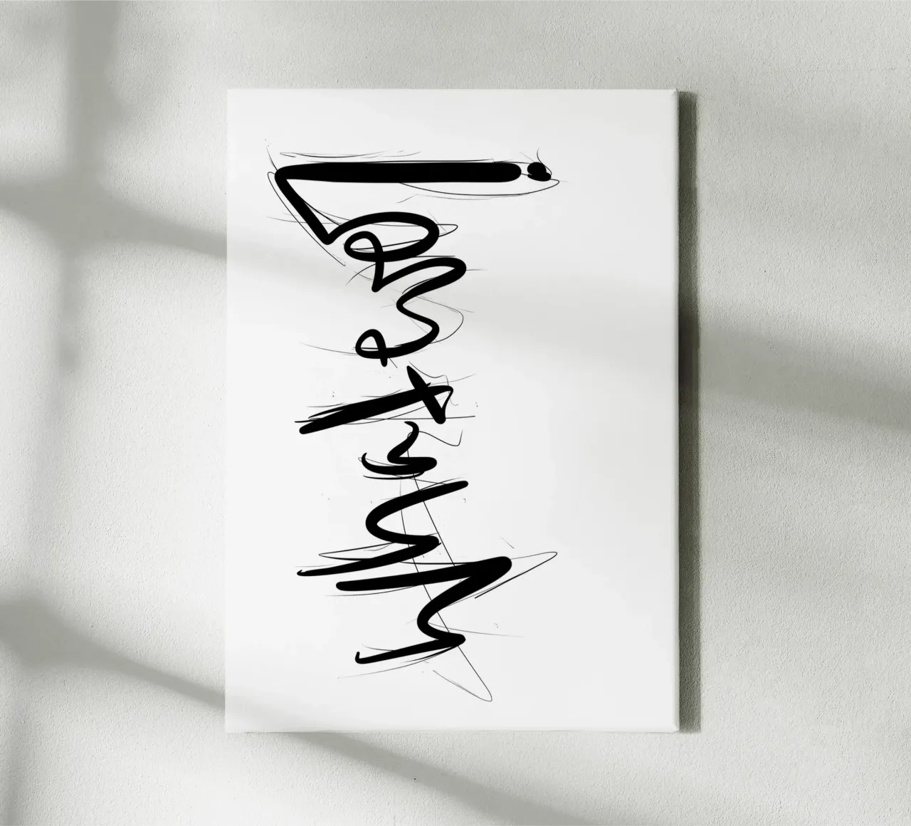 Whatever! tela con Cornice a cassetta da LIMITED EDITION LETTERS