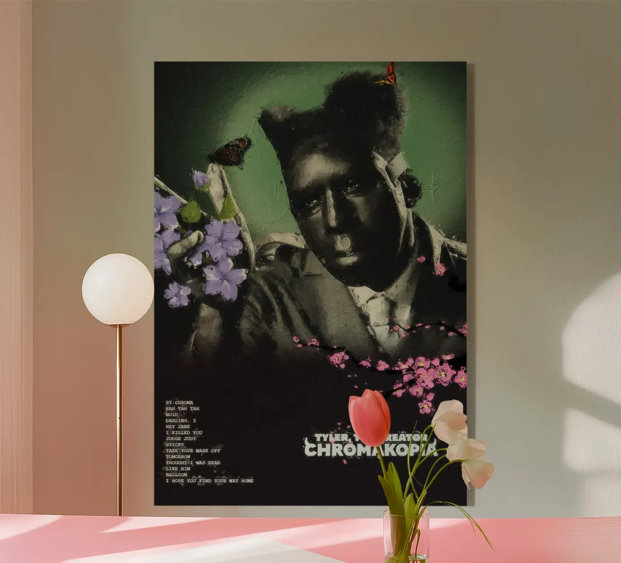 Chromakopia Tyler The Creator plexiglass da Attaboy Dsgn