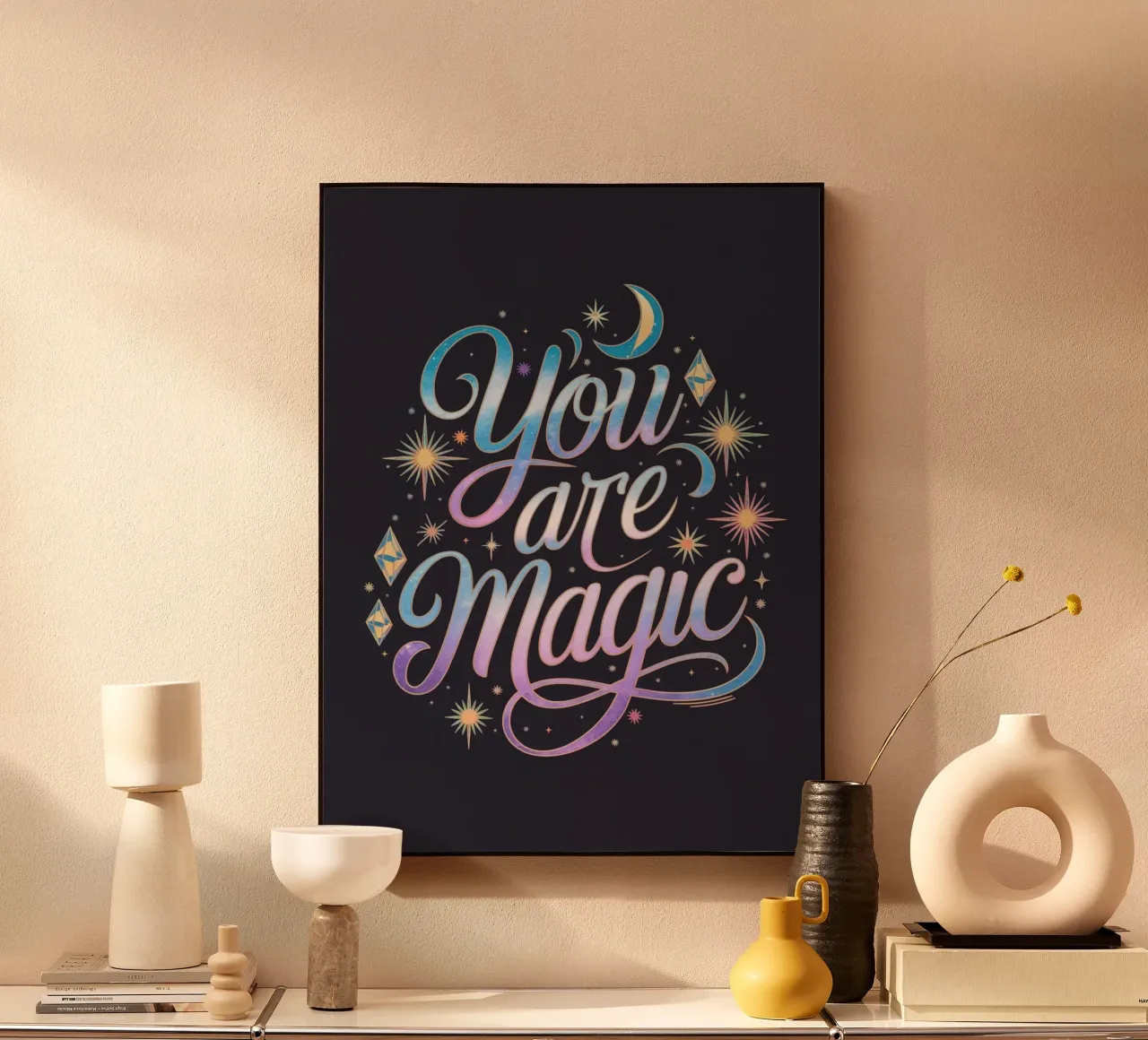 You Are Magic acrylic glass by logic