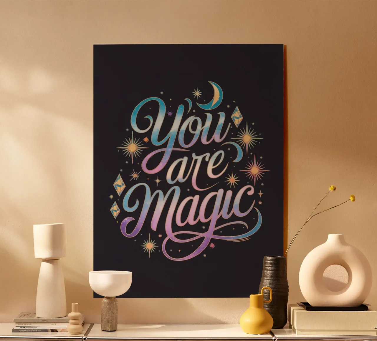 You Are Magic acrylic glass by logic