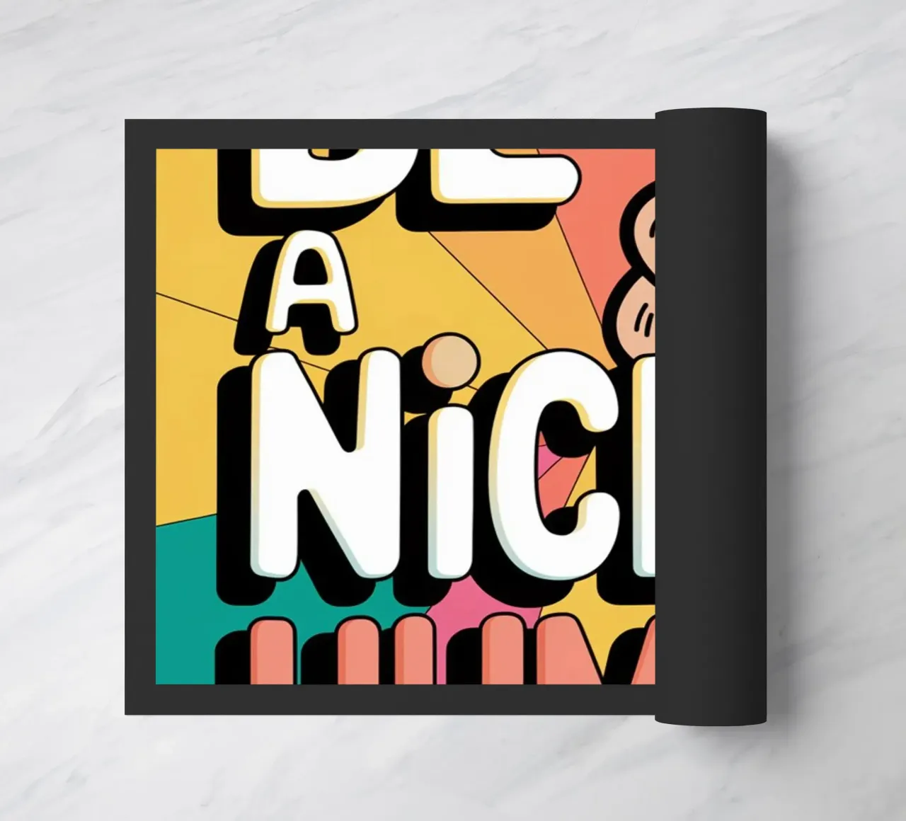 Sii un essere umano gentile zerbino da logic