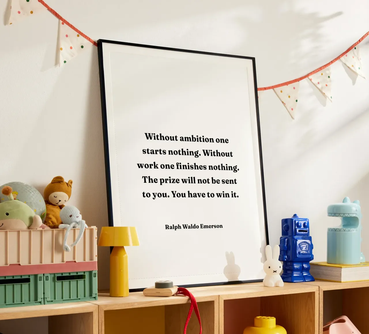 Sans ambition, on ne commence rien citation hahnemühle de Paigaam Studio