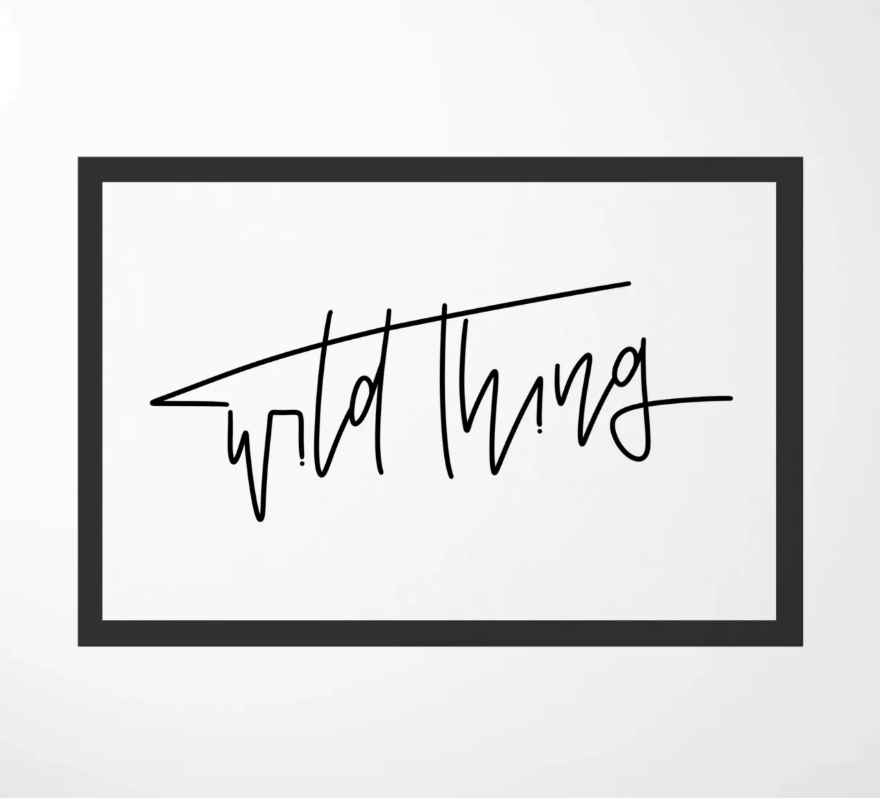 wild thing zerbino da LIMITED EDITION LETTERS
