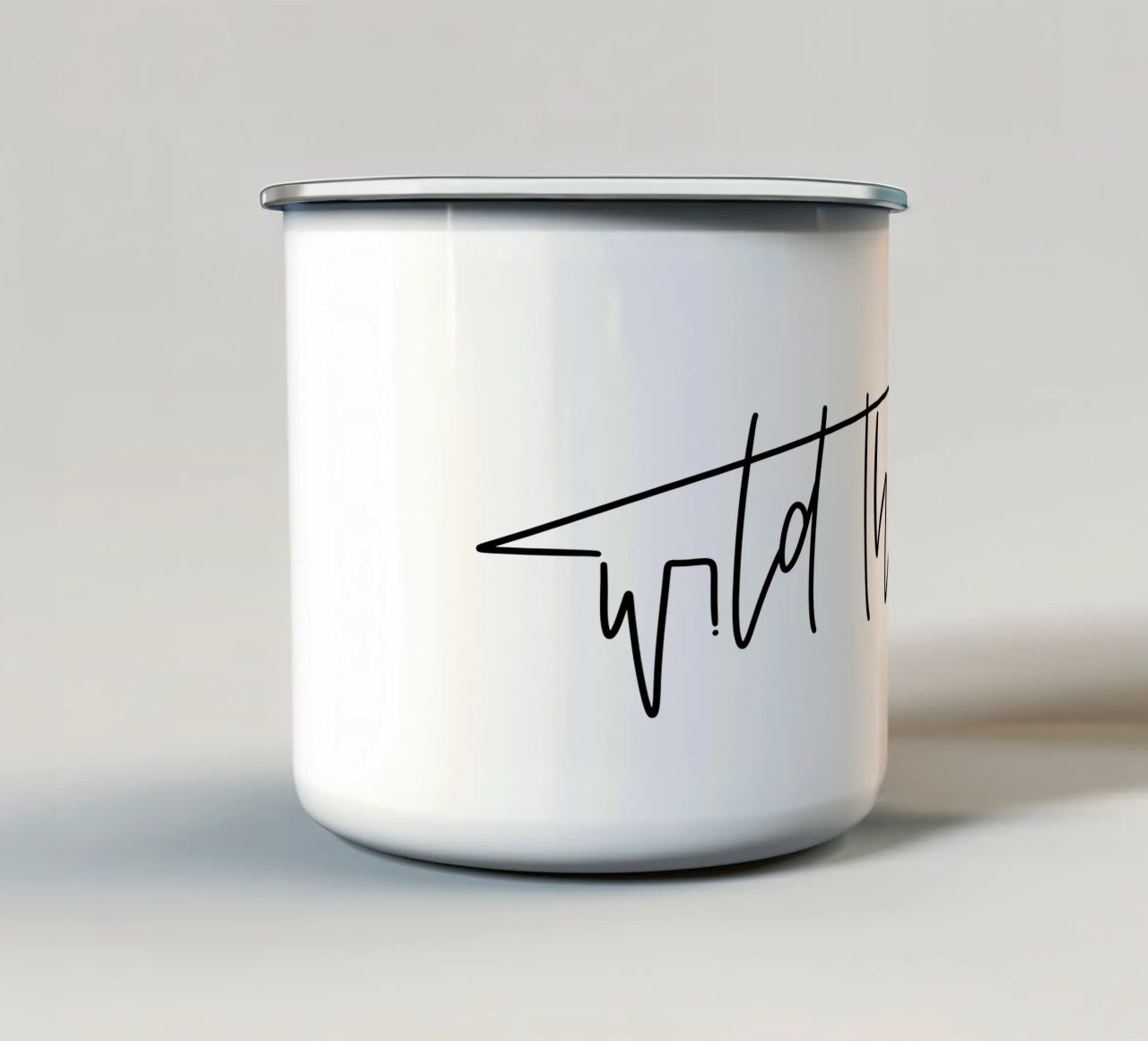 wild thing tazza in smalto da LIMITED EDITION LETTERS