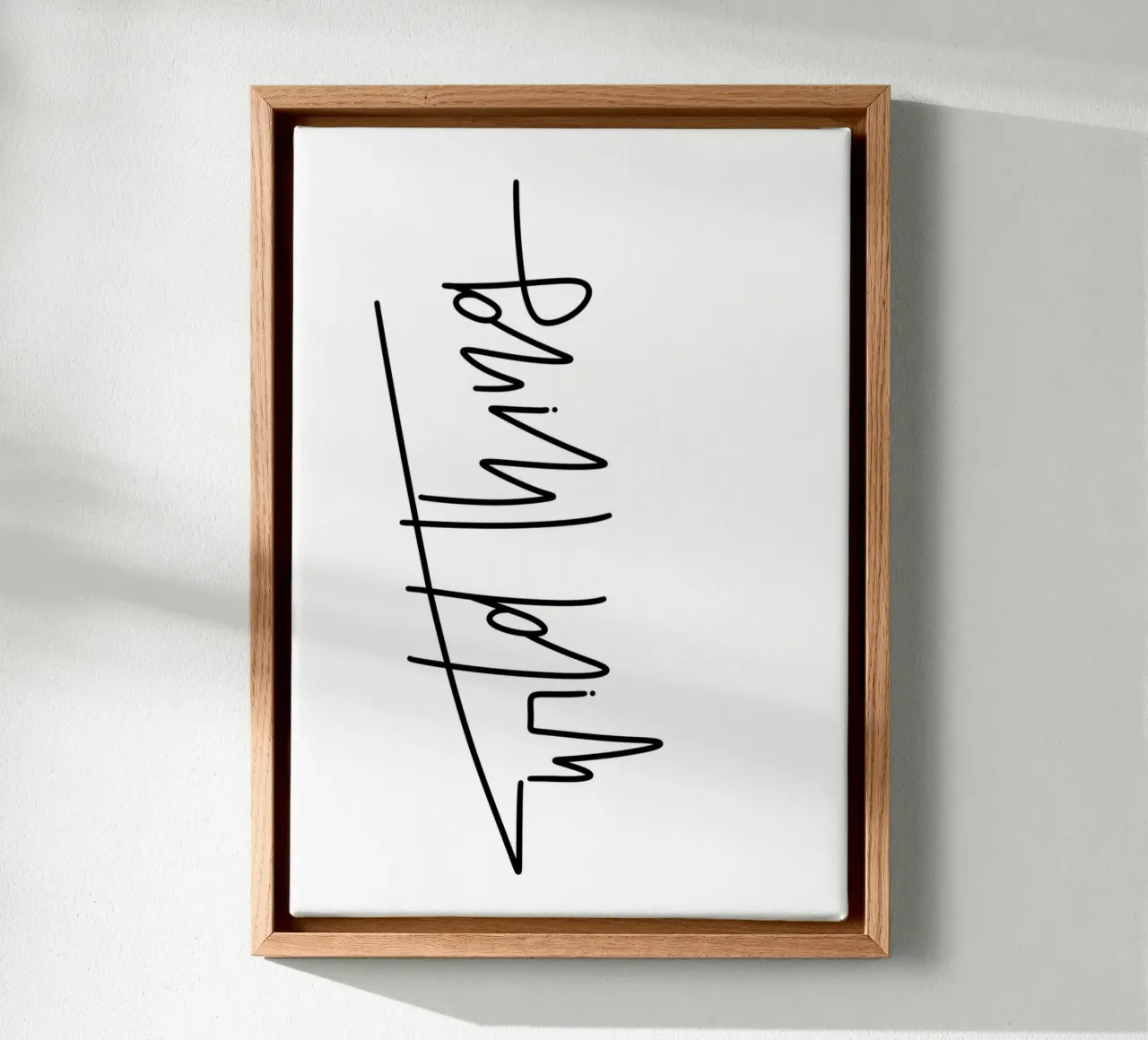 wild thing tela con Cornice a cassetta da LIMITED EDITION LETTERS