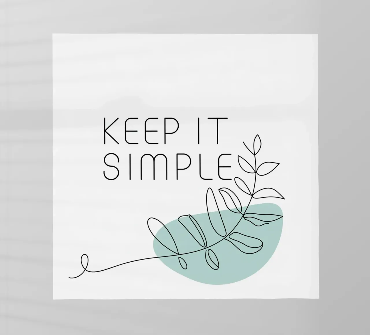 Keep It Simple pellicola backlit da logic