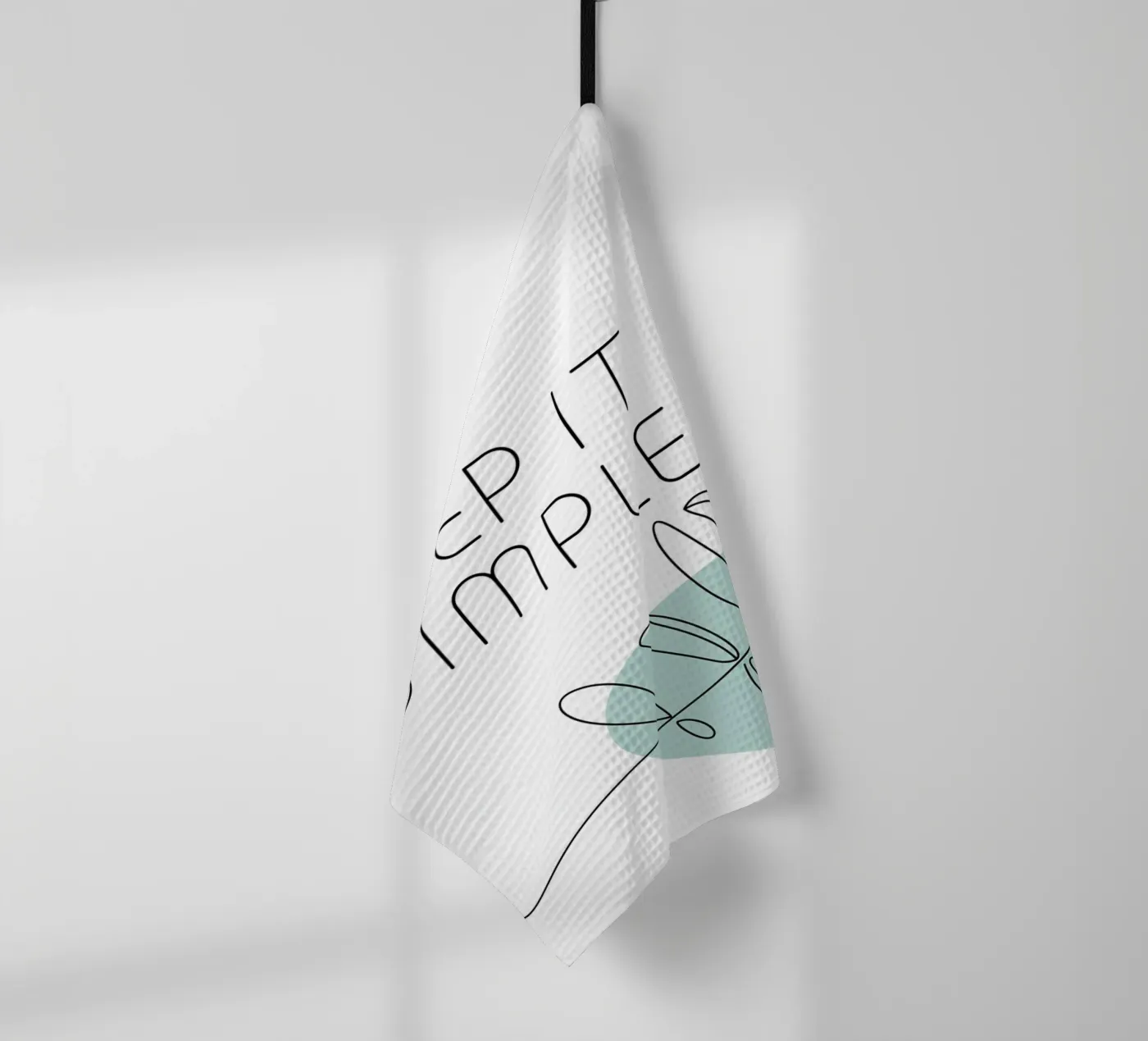 Keep It Simple tea towel by logic