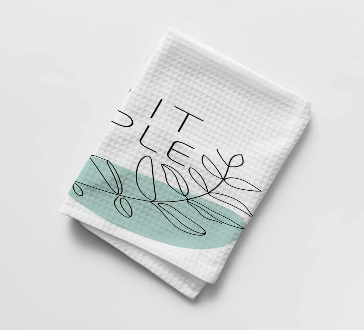 Keep It Simple tea towel by logic