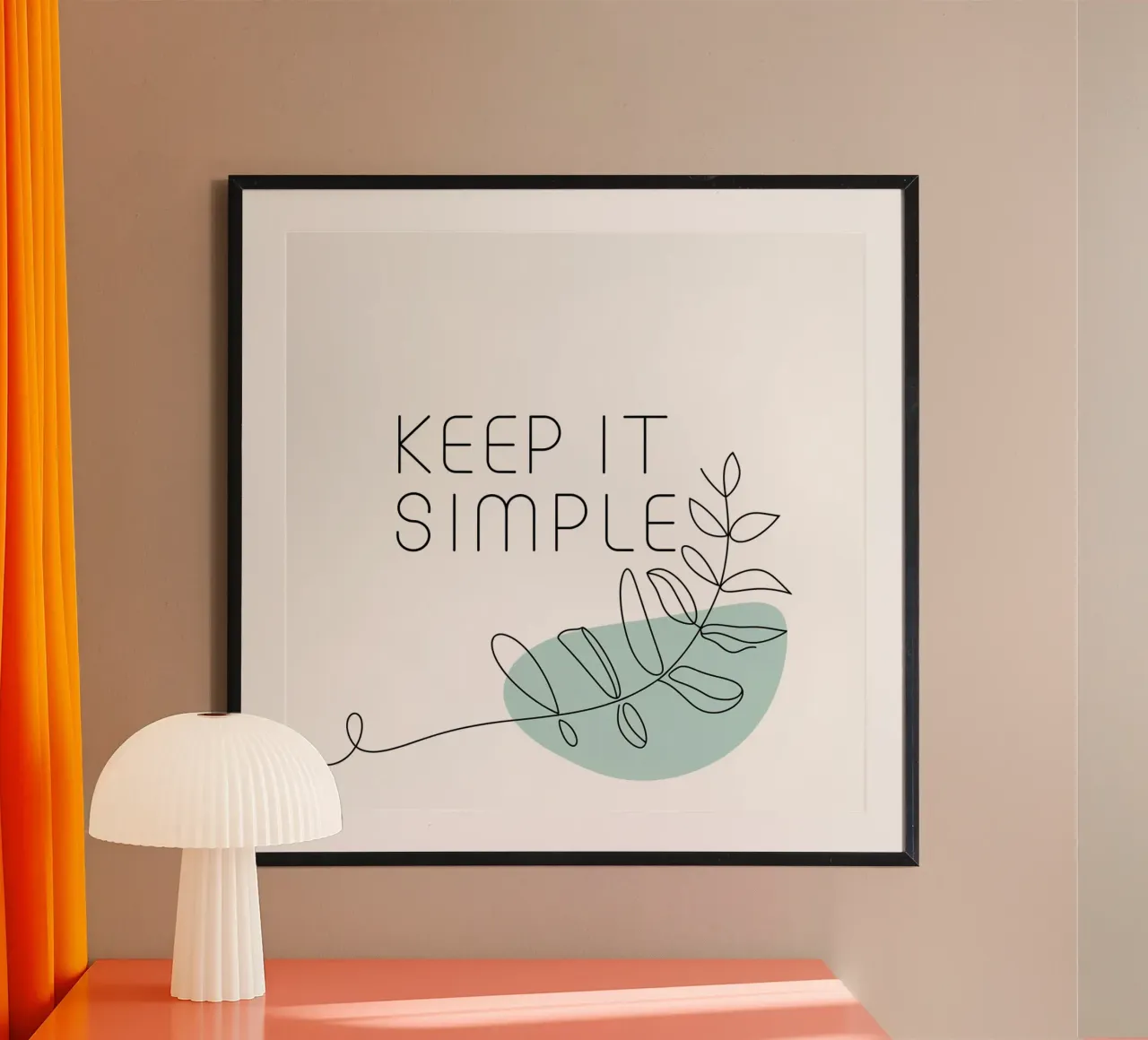 Keep It Simple poster by logic