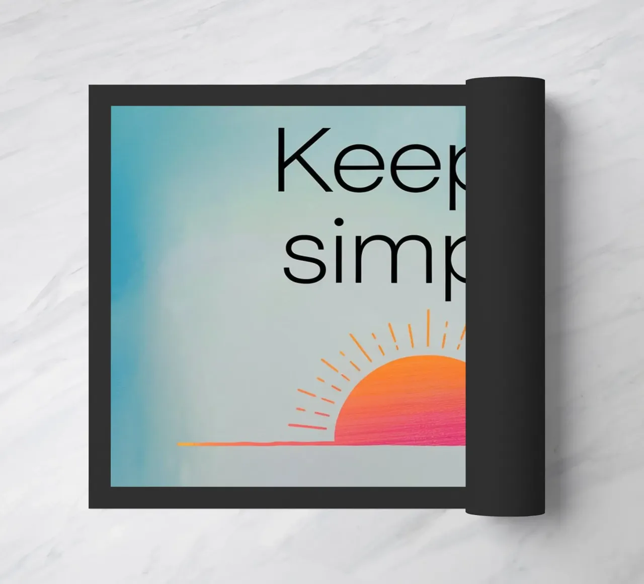 Keep It Simple doormat by logic