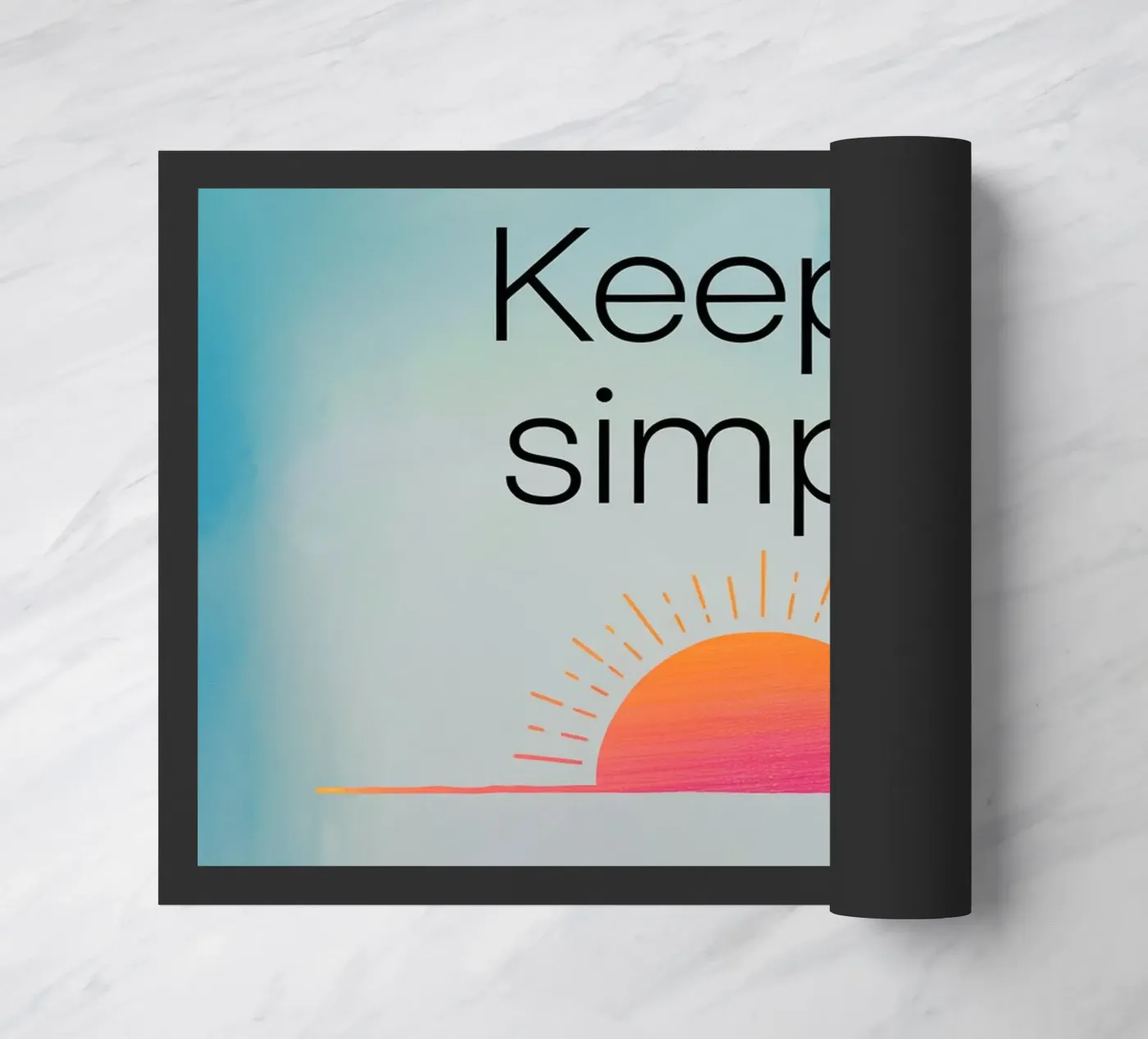 Keep It Simple doormat by logic