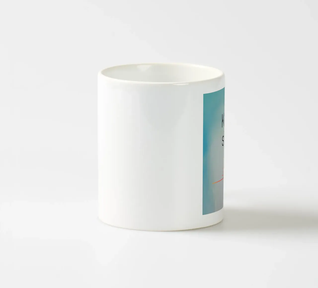 Mantenere la semplicità tazza in ceramica da logic