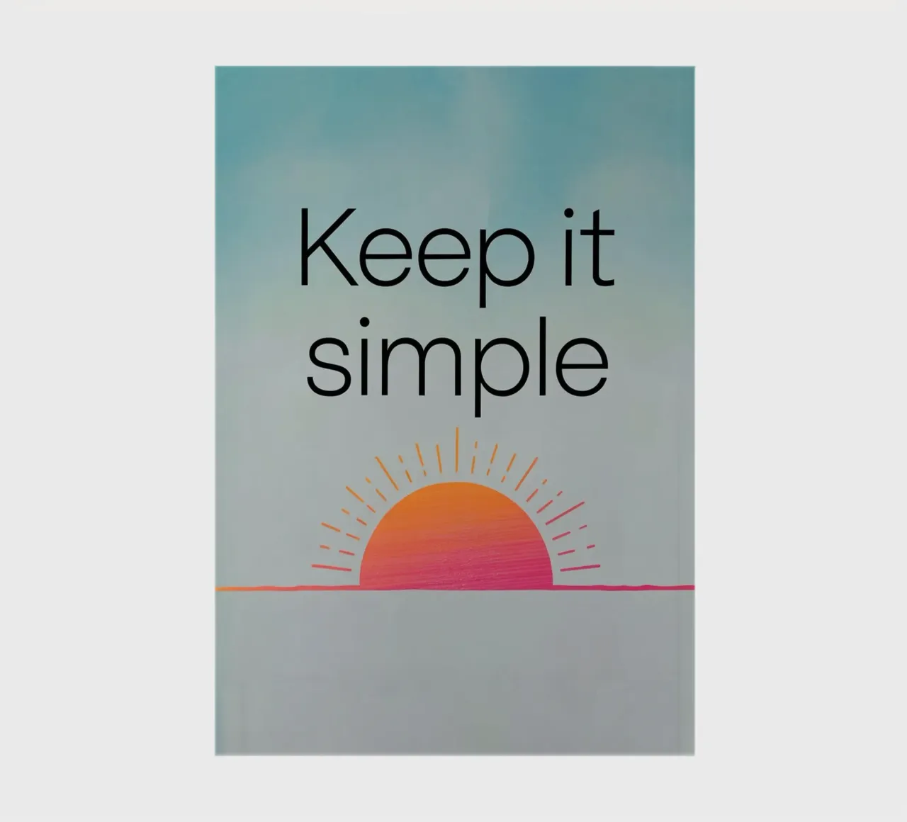 Keep It Simple notebook by logic