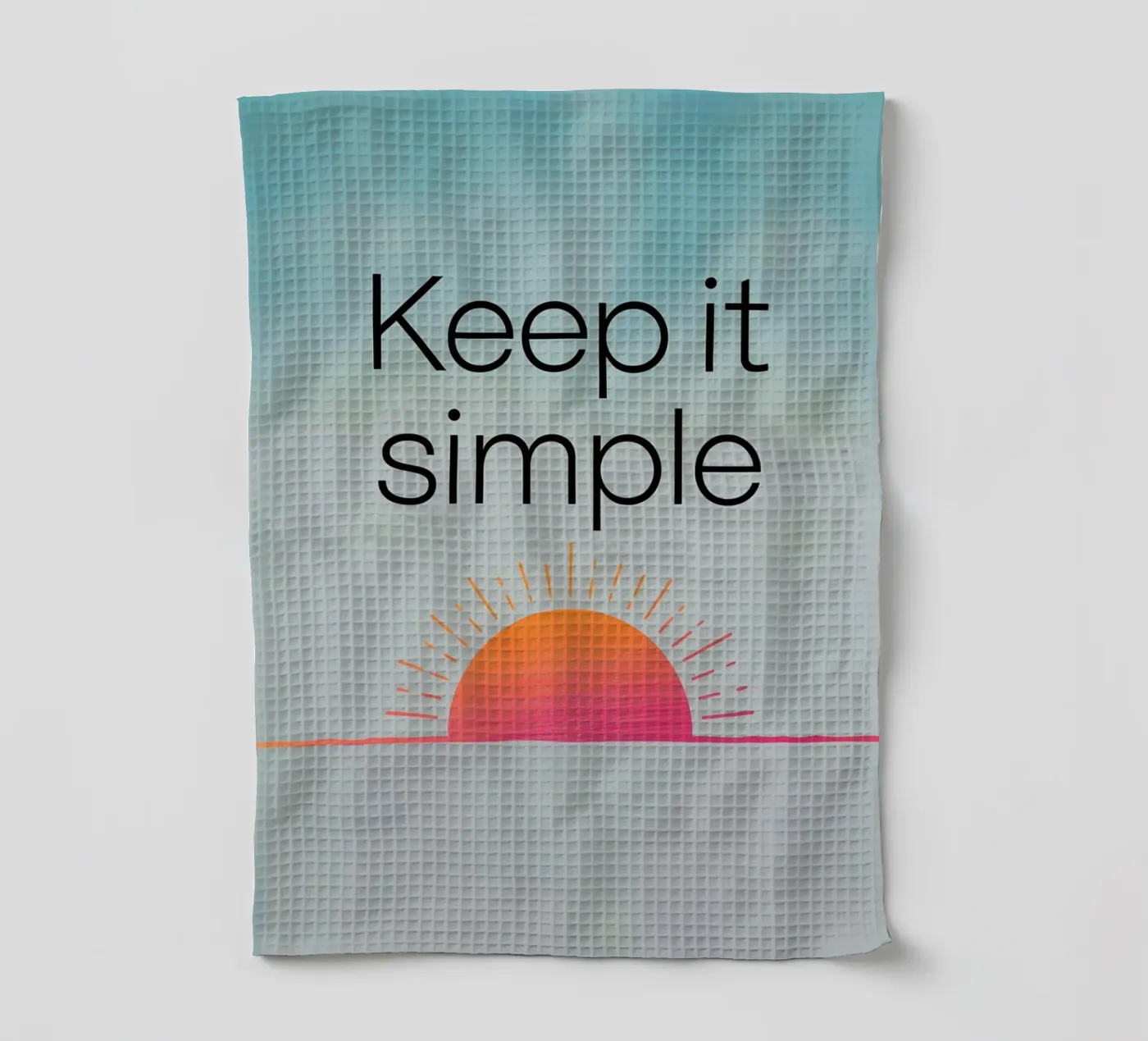 Keep It Simple tea towel by logic