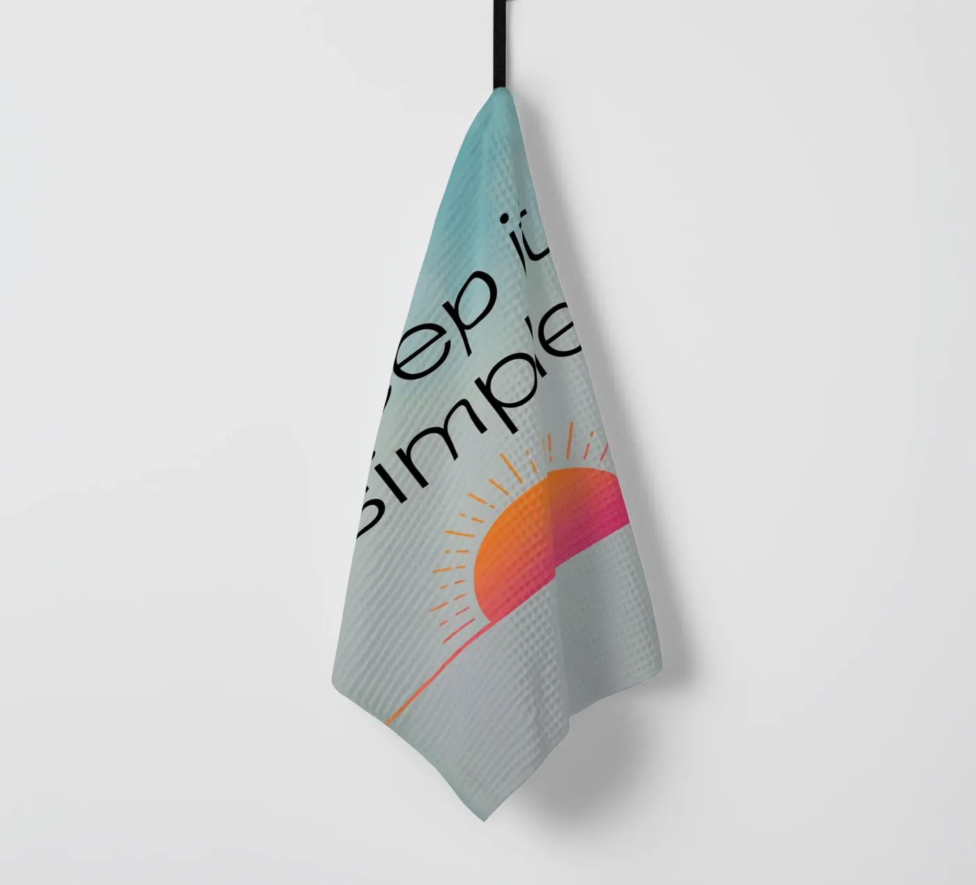 Keep It Simple tea towel by logic