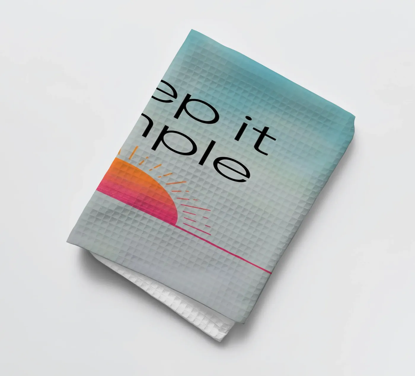 Keep It Simple tea towel by logic