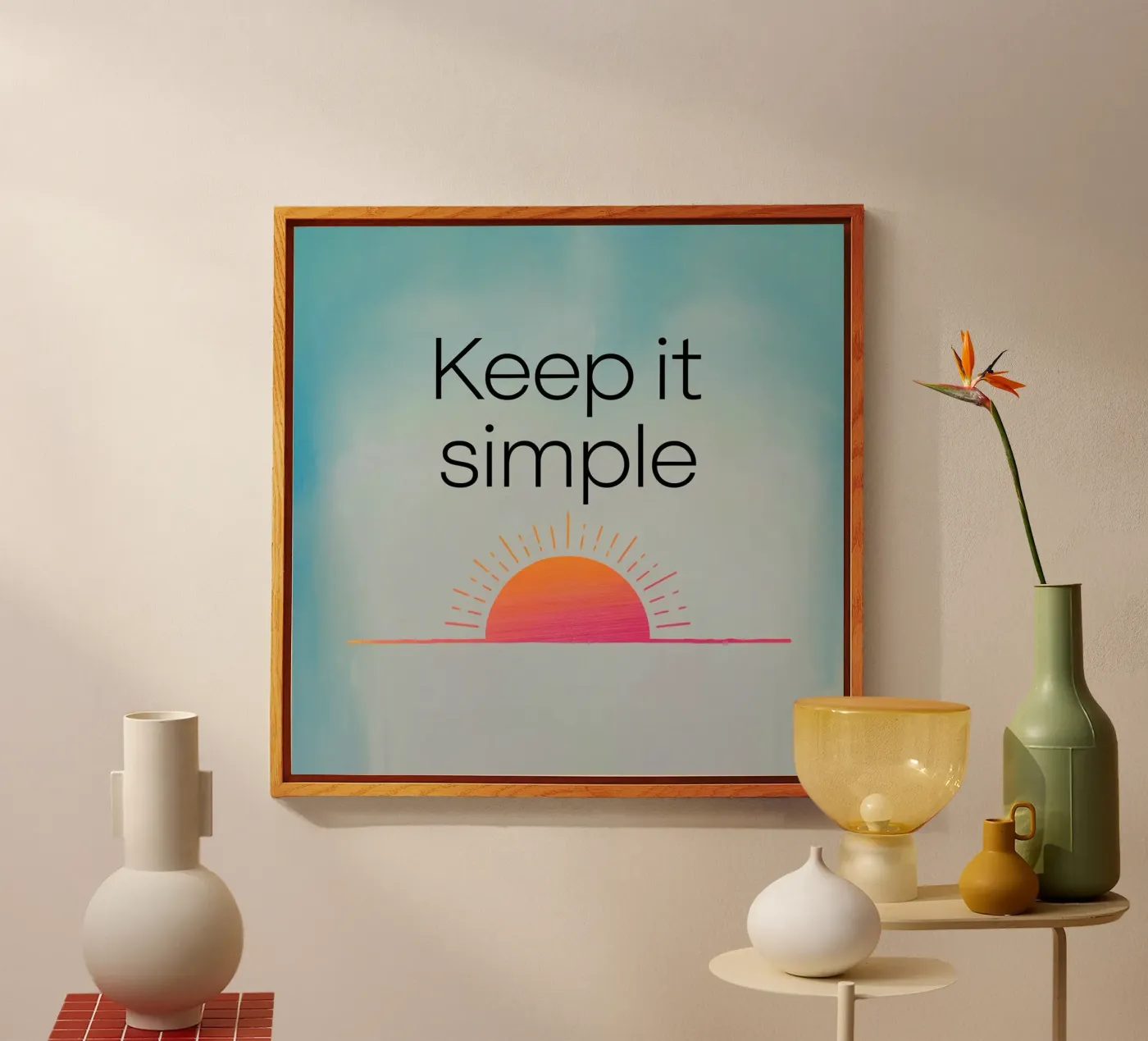 Keep It Simple plexiglas de logic