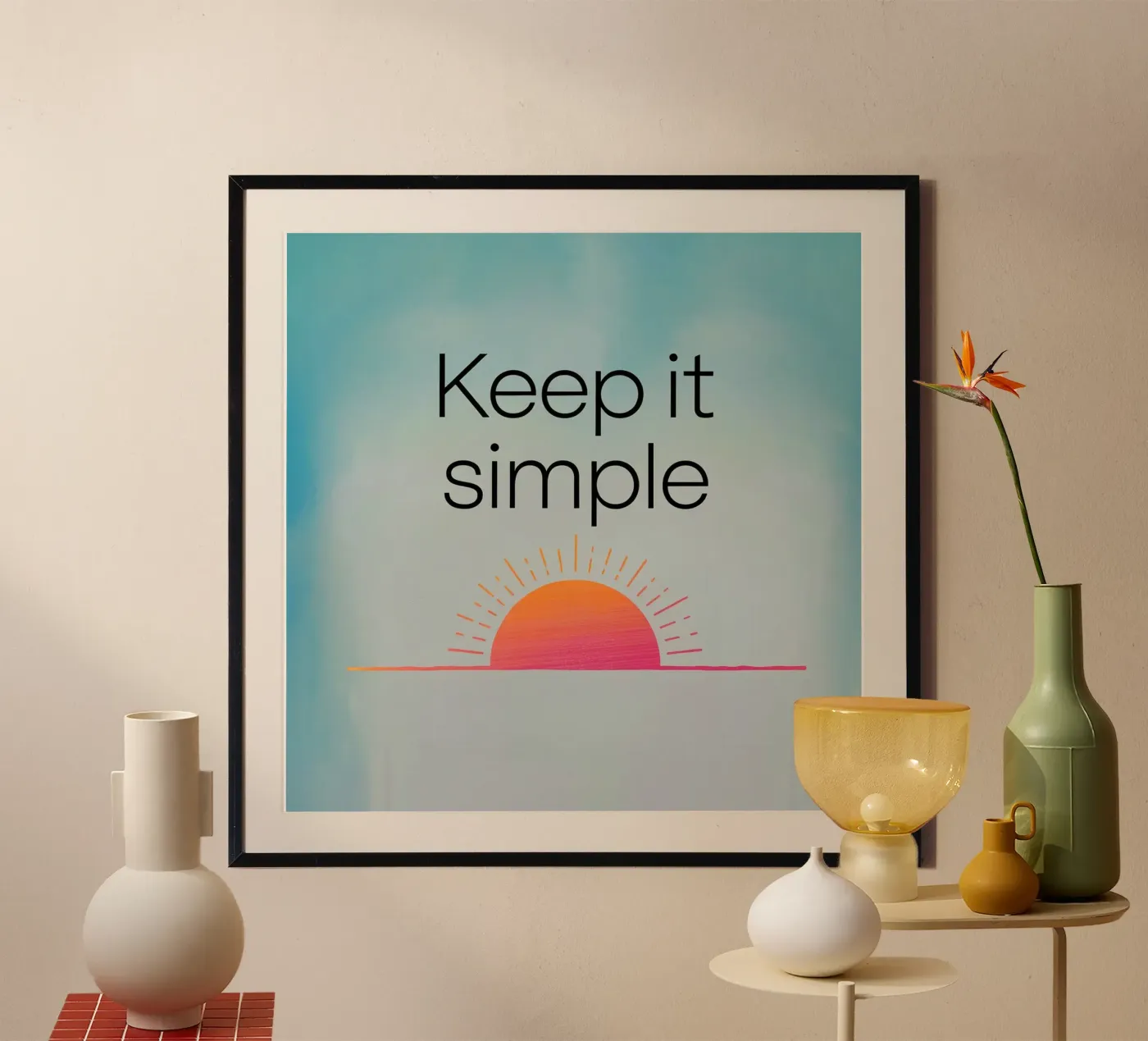 Keep It Simple poster by logic