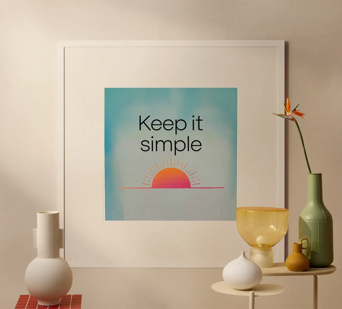 Keep It Simple poster by logic