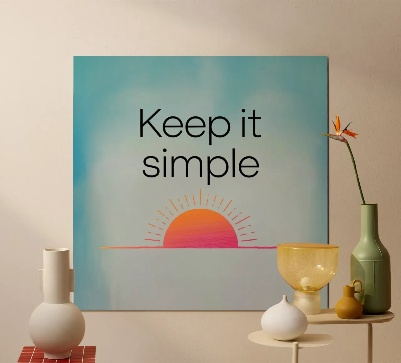 Keep It Simple poster by logic