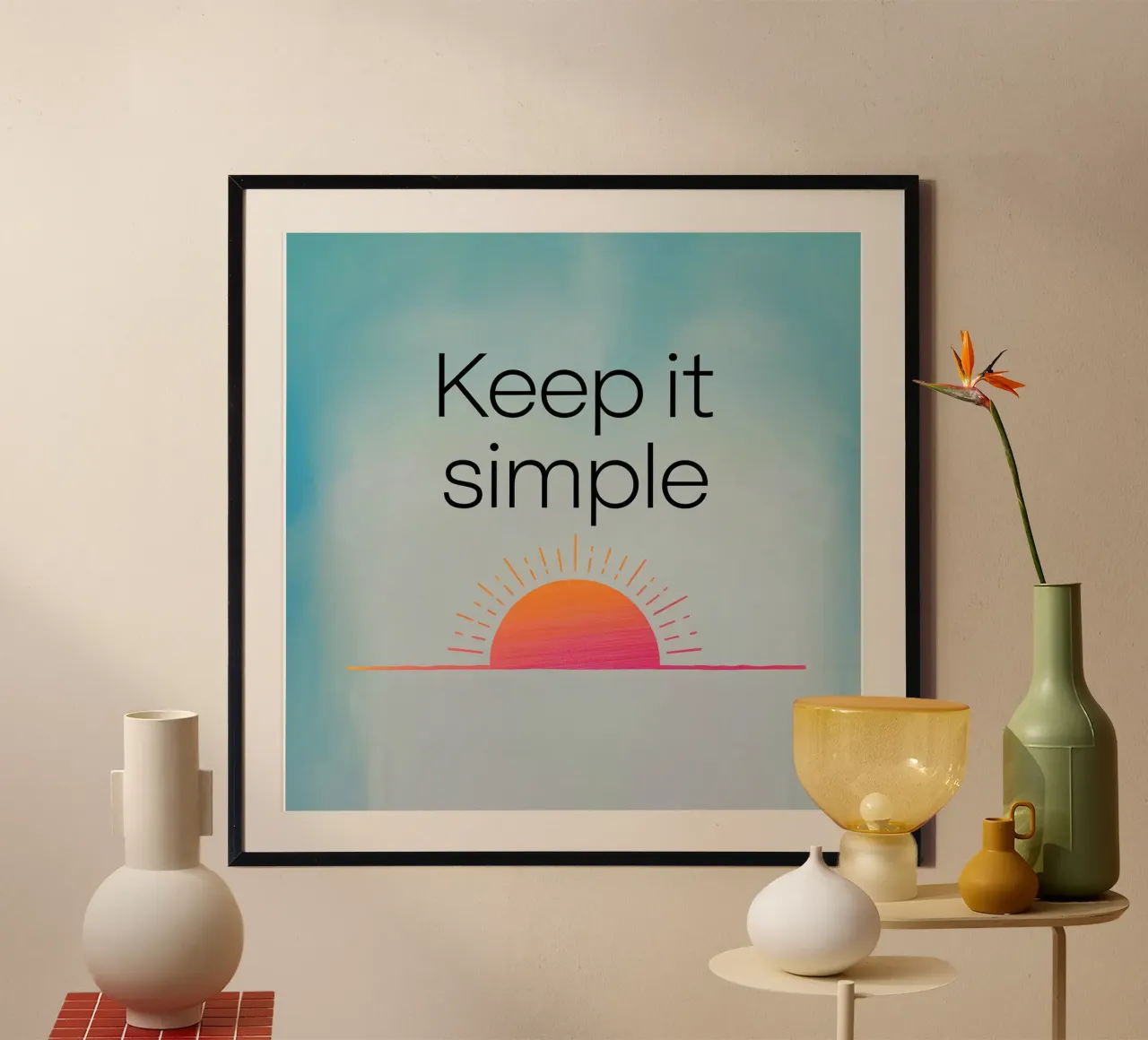 Keep It Simple poster by logic