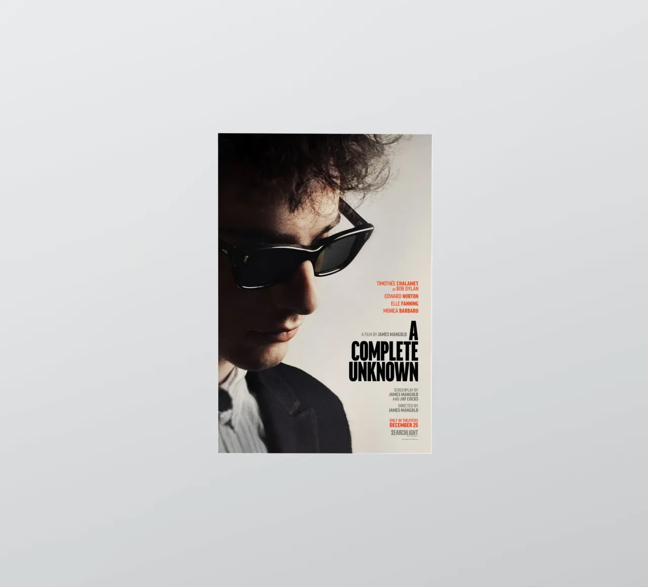 A Complete Unknown: Bob Dylan pegatina de Attaboy Dsgn