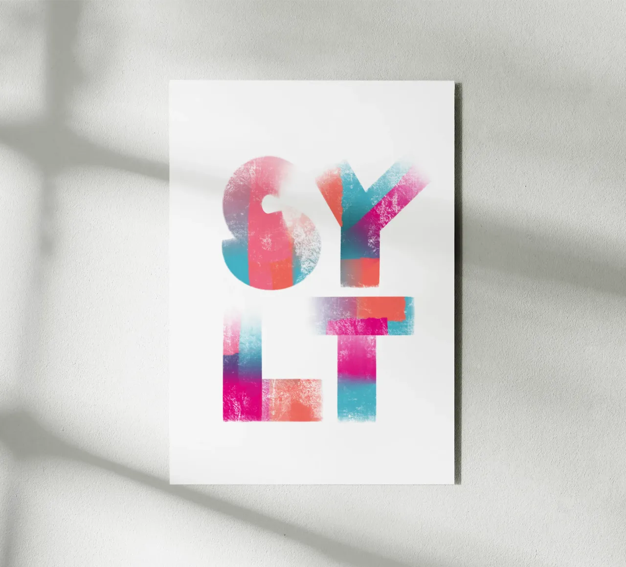 SYLT alluminio dibond da LIMITED EDITION LETTERS