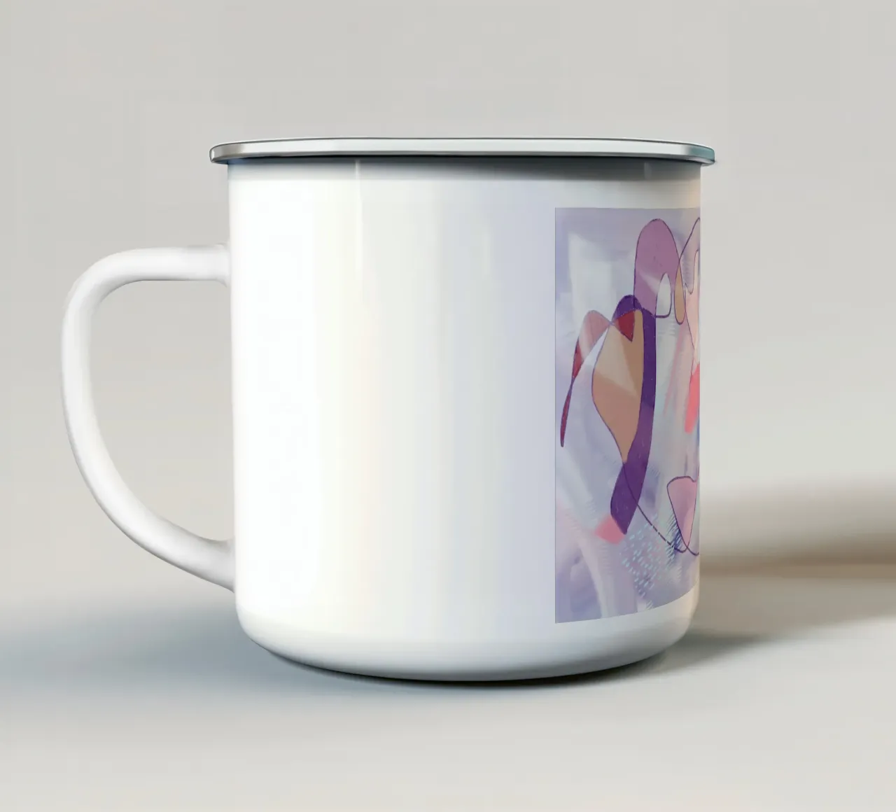 Pool-Party tazza in smalto da Jana Leonenkov Art