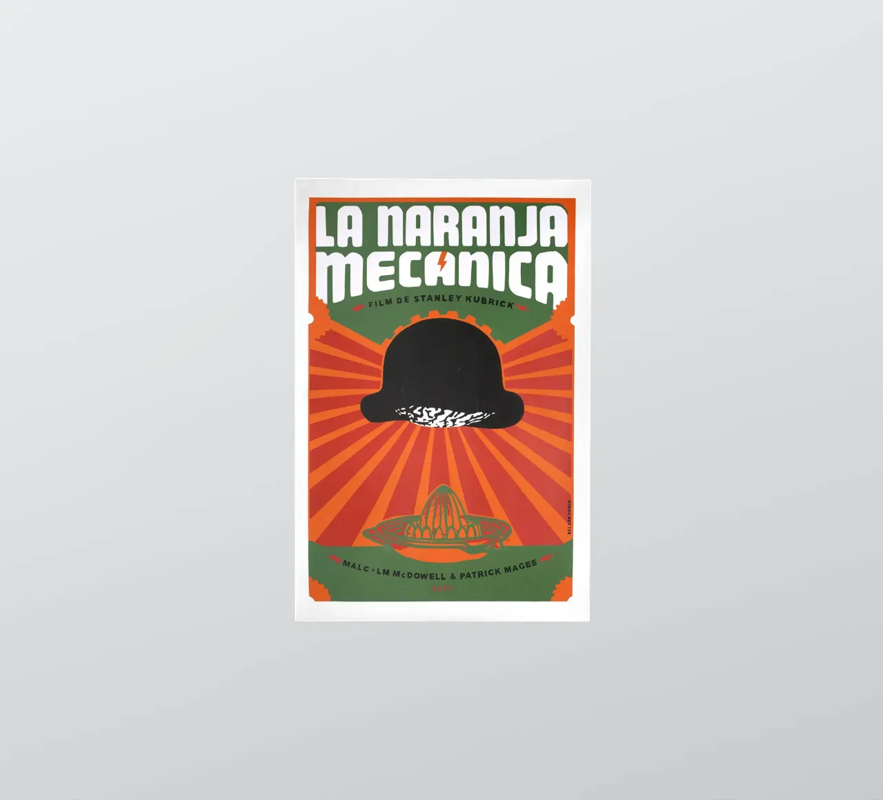 A Clockwork Orange Movie adesivo da Attaboy Dsgn