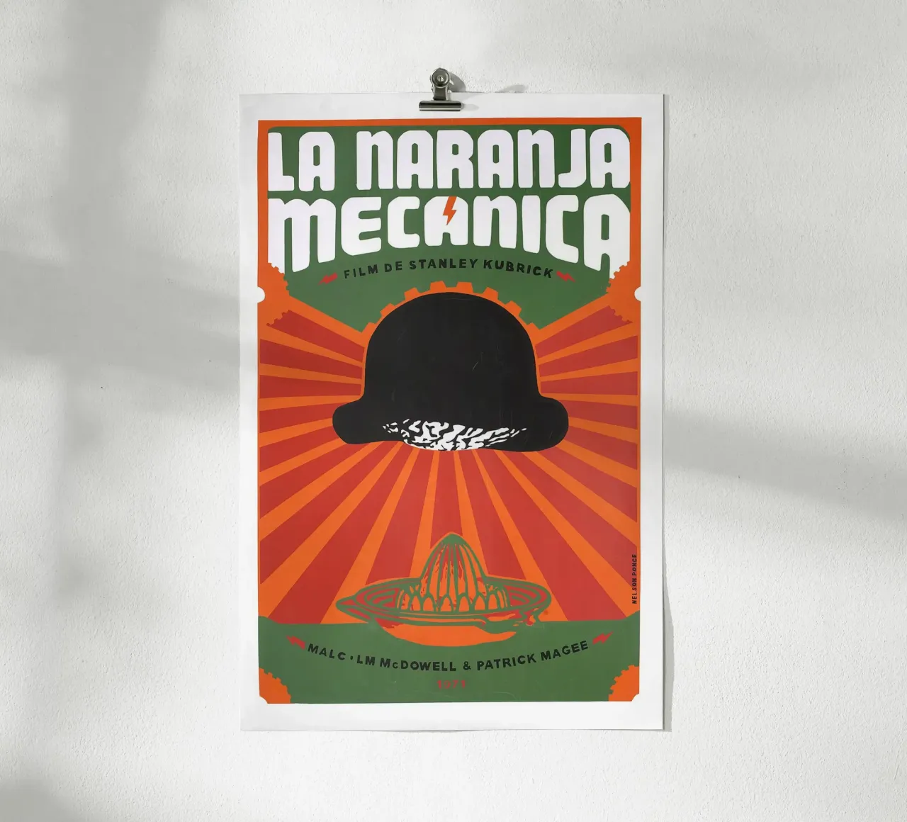 A Clockwork Orange Movie carta hahnemühle da Attaboy Dsgn