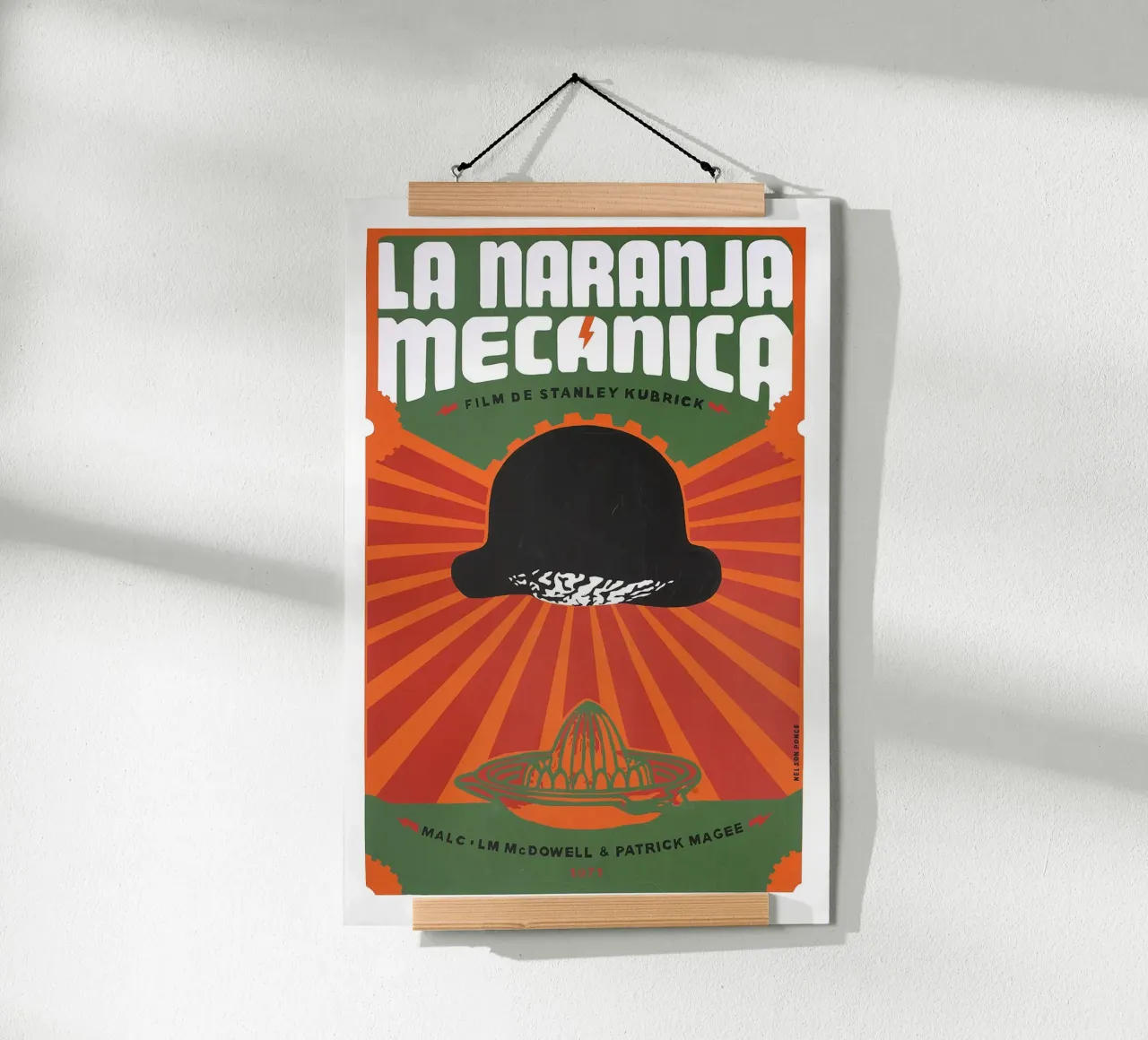A Clockwork Orange Movie carta hahnemühle da Attaboy Dsgn
