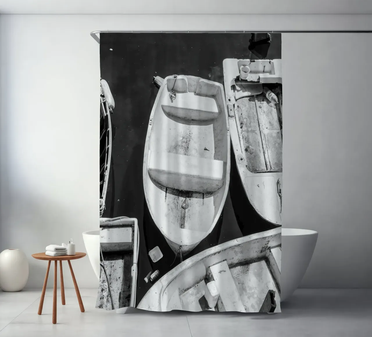 Parking shower curtain by rafael campezato