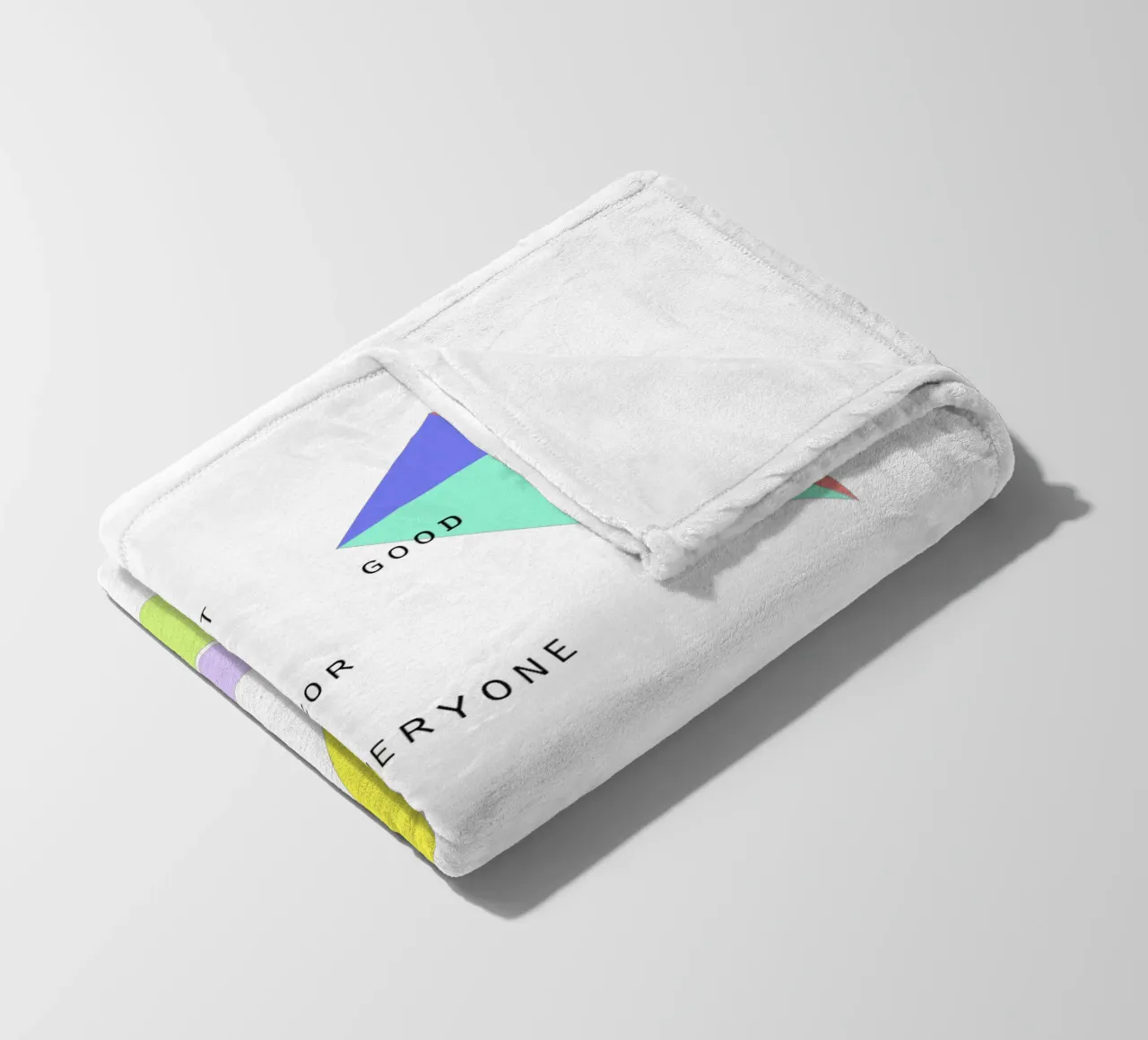 A THING THAT IS GOOD FOR EVERYONE IS NOT ALWAYS GOOD FOR YOU coperta in pile da natural neutral