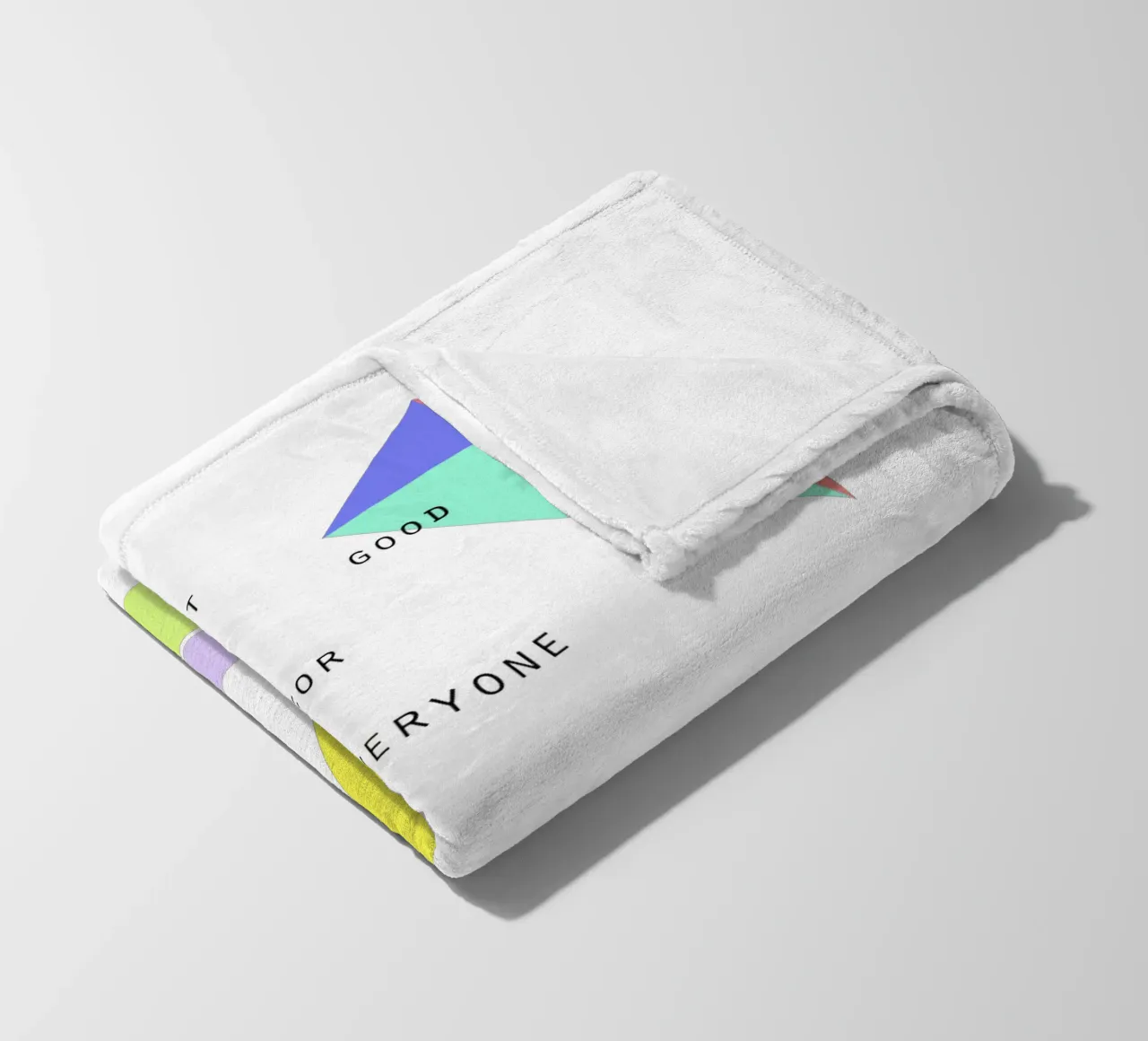 A THING THAT IS GOOD FOR EVERYONE IS NOT ALWAYS GOOD FOR YOU coperta in pile da natural neutral