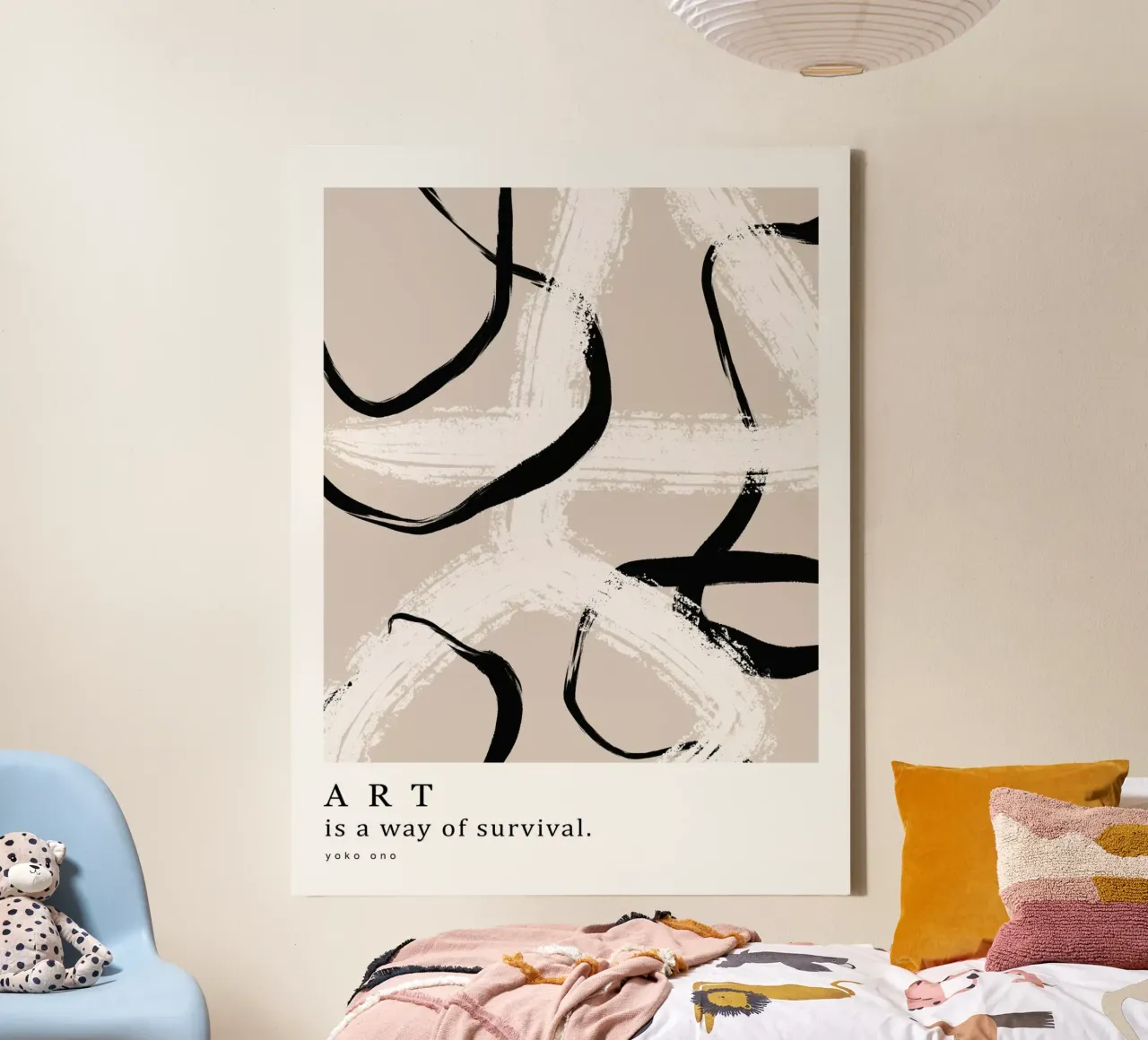 The New Art No 78 tela con Cornice a cassetta da treechild