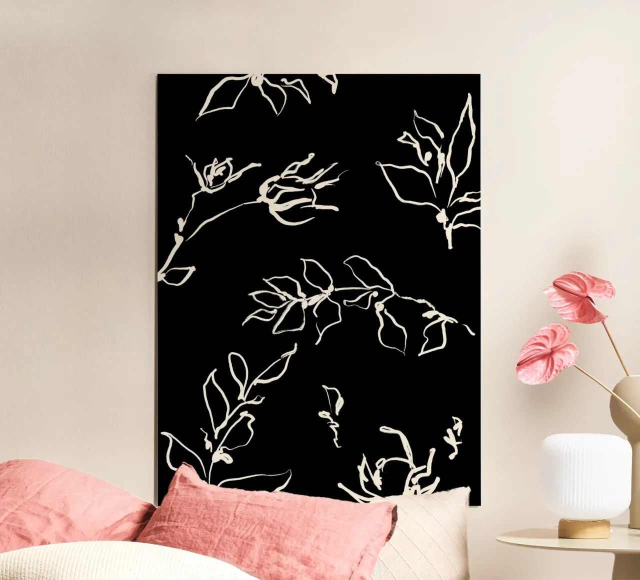 The New Simple No 80 poster con telaio in plastica da treechild