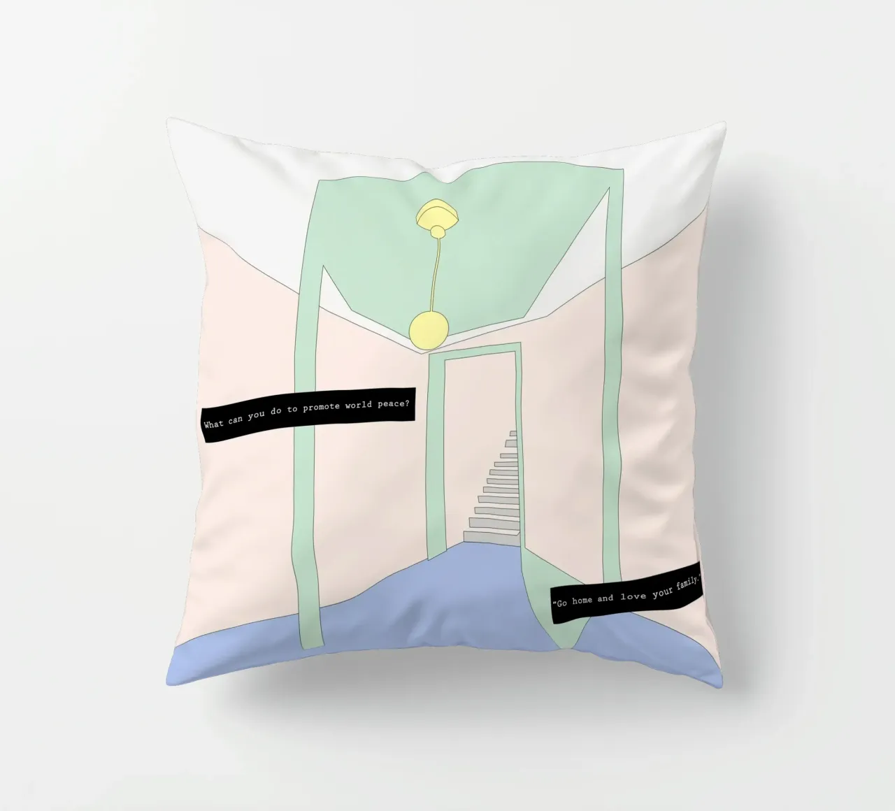 WELCOME HOME cuscino da natural neutral