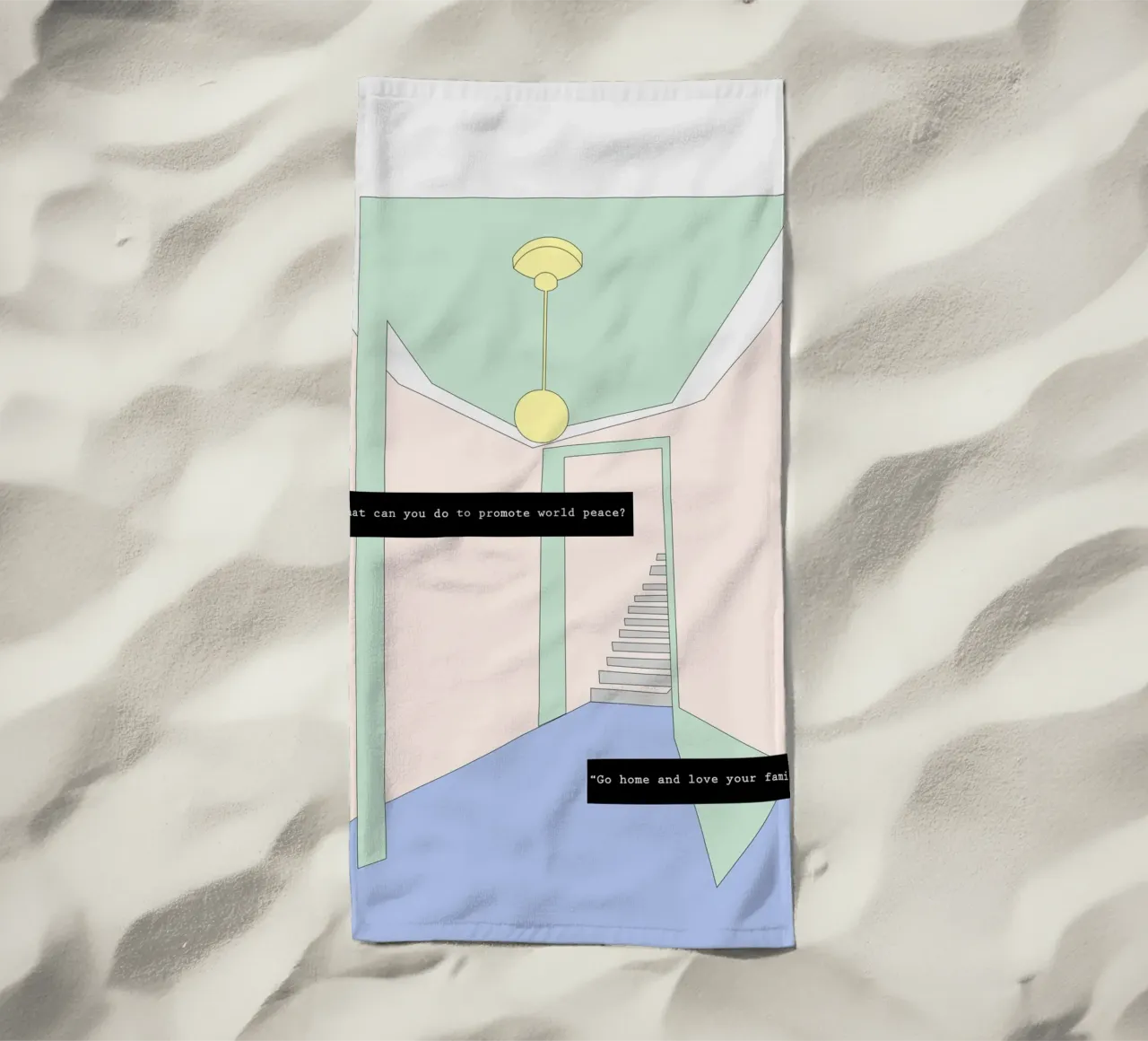 WELCOME HOME telo mare da natural neutral