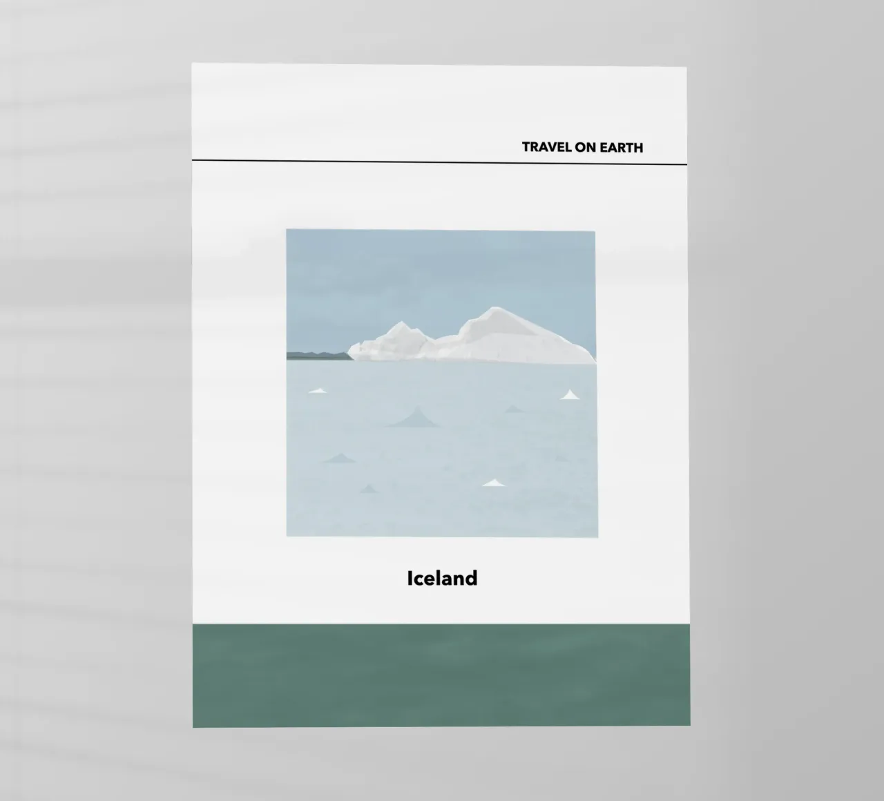 TRAVELING ON EARTH - ICELAND - pellicola backlit da natural neutral