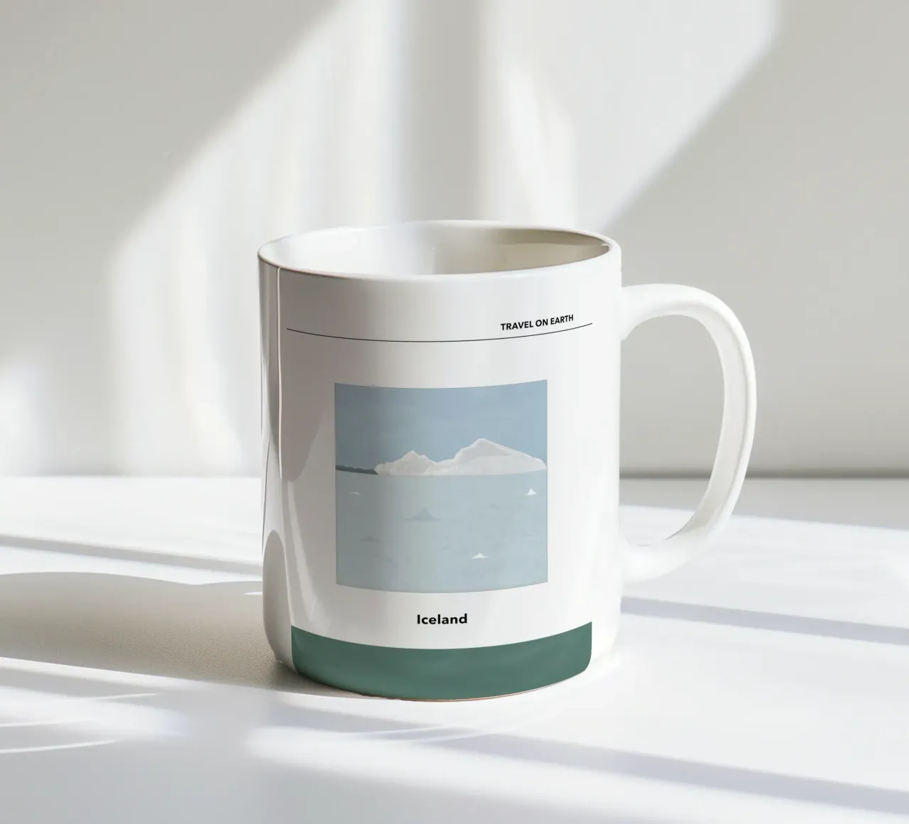 TRAVELING ON EARTH - ICELAND - tazza in ceramica da natural neutral