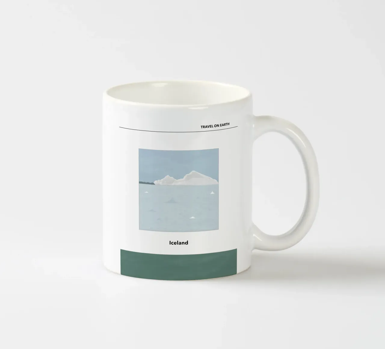 TRAVELING ON EARTH - ICELAND - tazza in ceramica da natural neutral