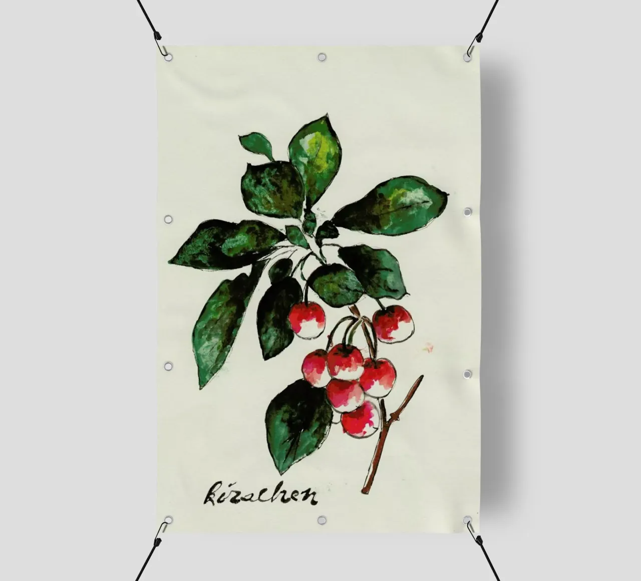 Kirschen telo in pvc da Nathys_illustration