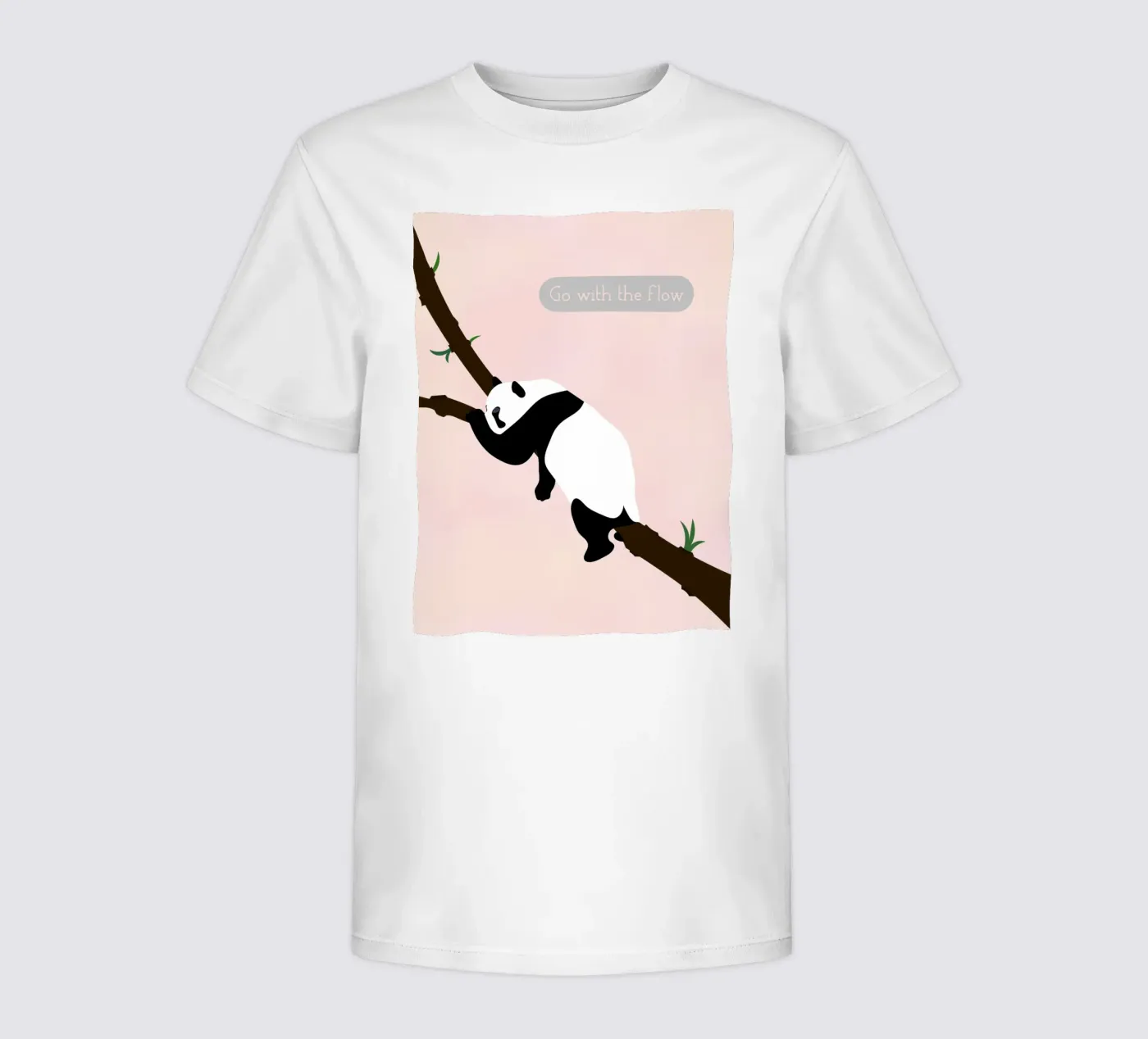 panda t-shirt bambini da natural neutral