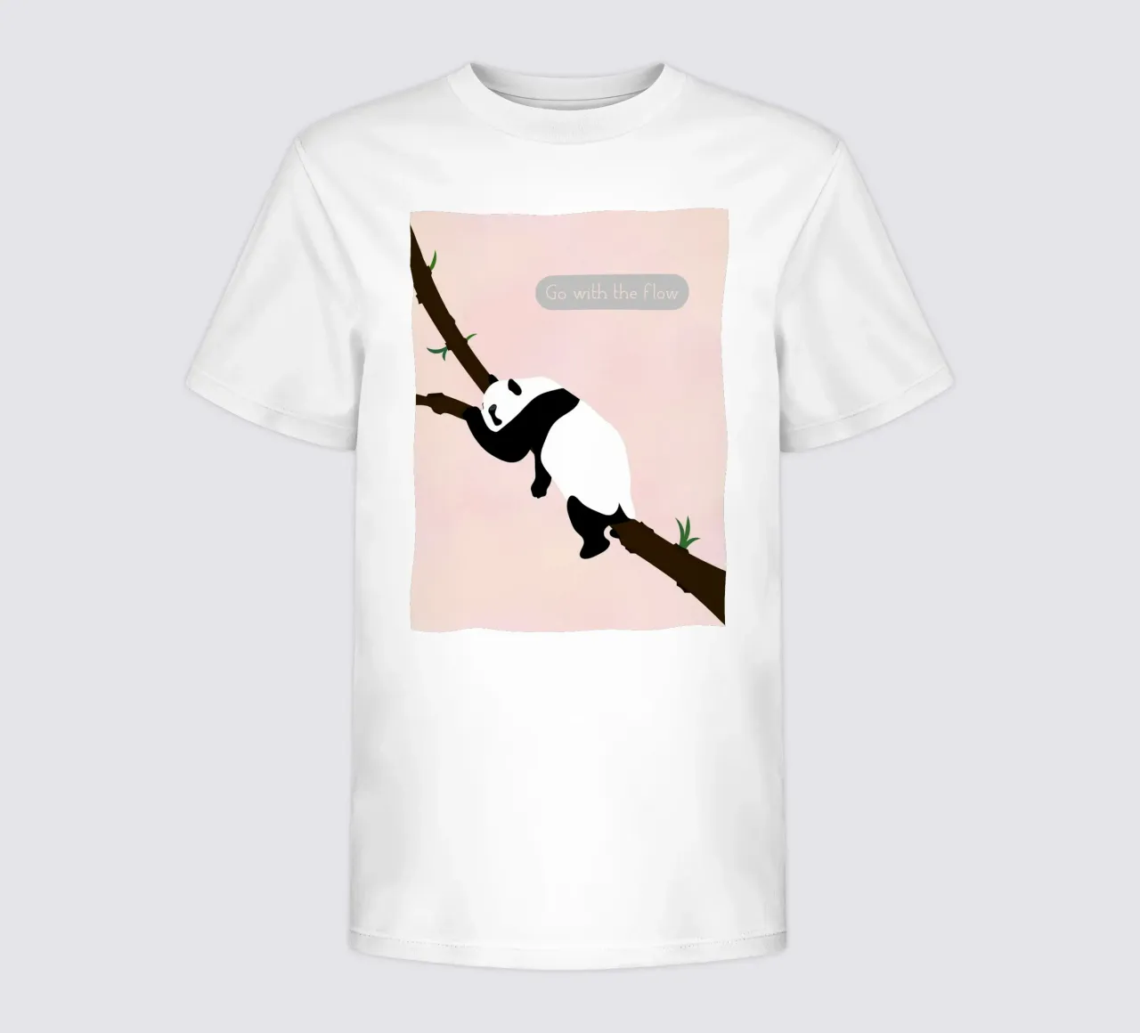 panda t-shirt bambini da natural neutral