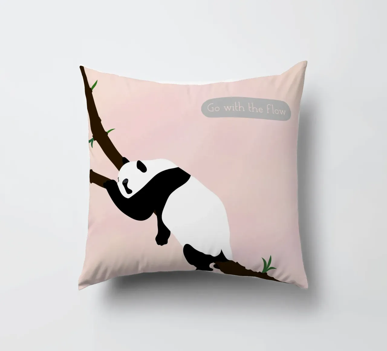 panda cuscino da natural neutral