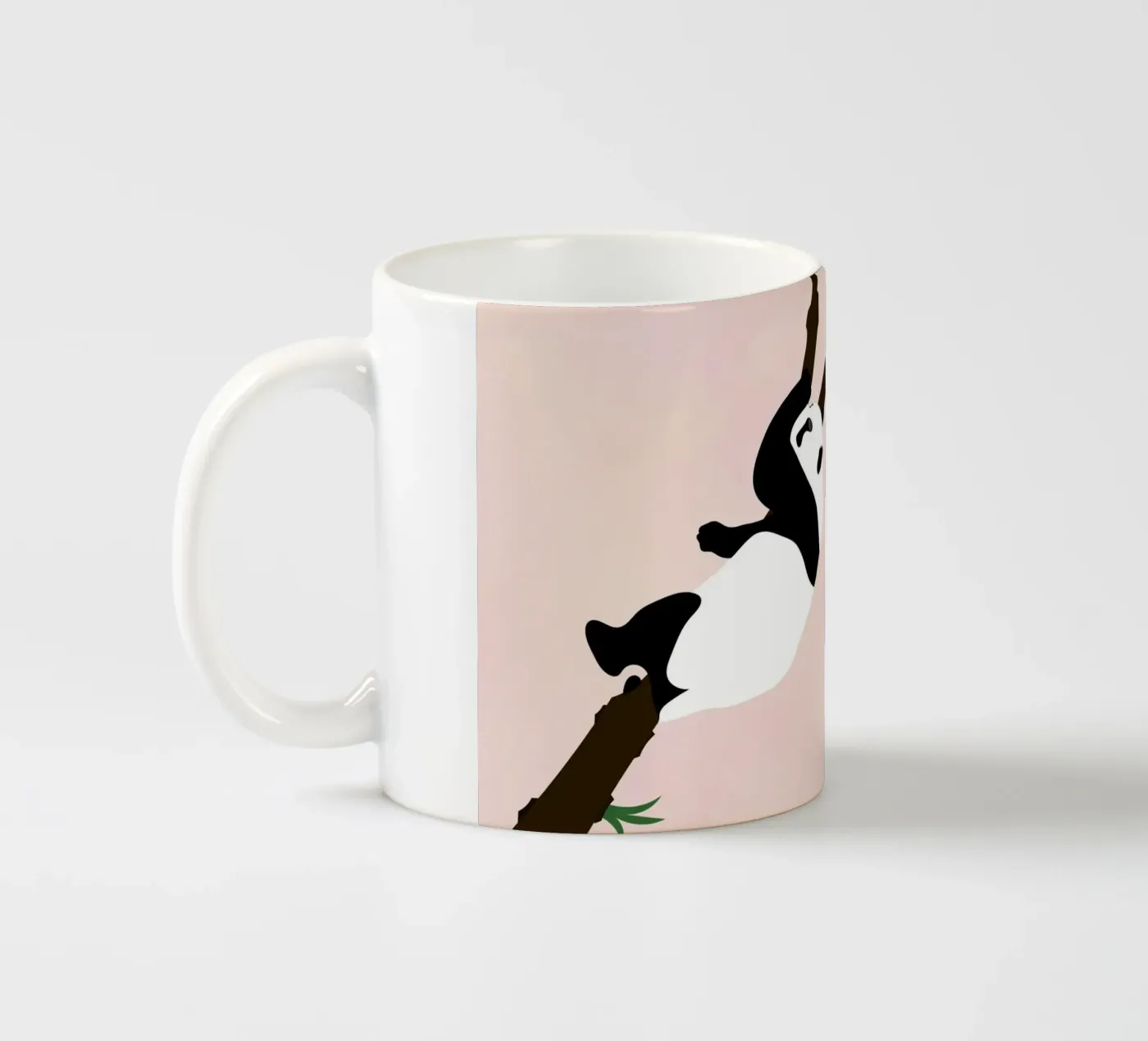 panda ceramic mug by natural neutral