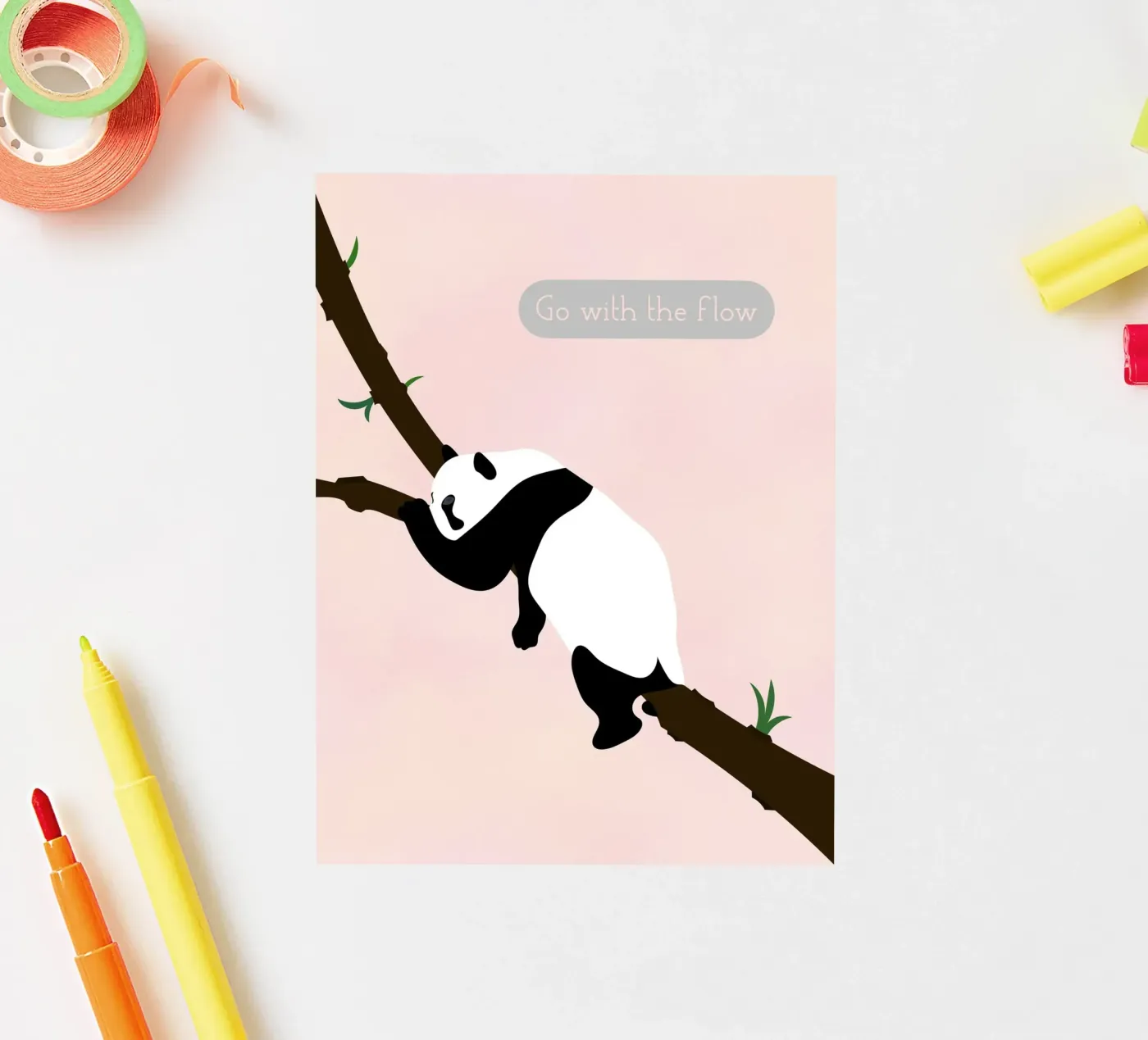 panda Sticker von natural neutral