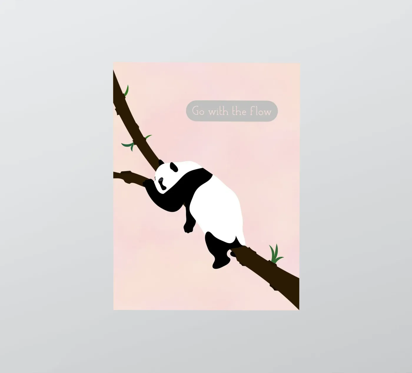 panda sticker by natural neutral